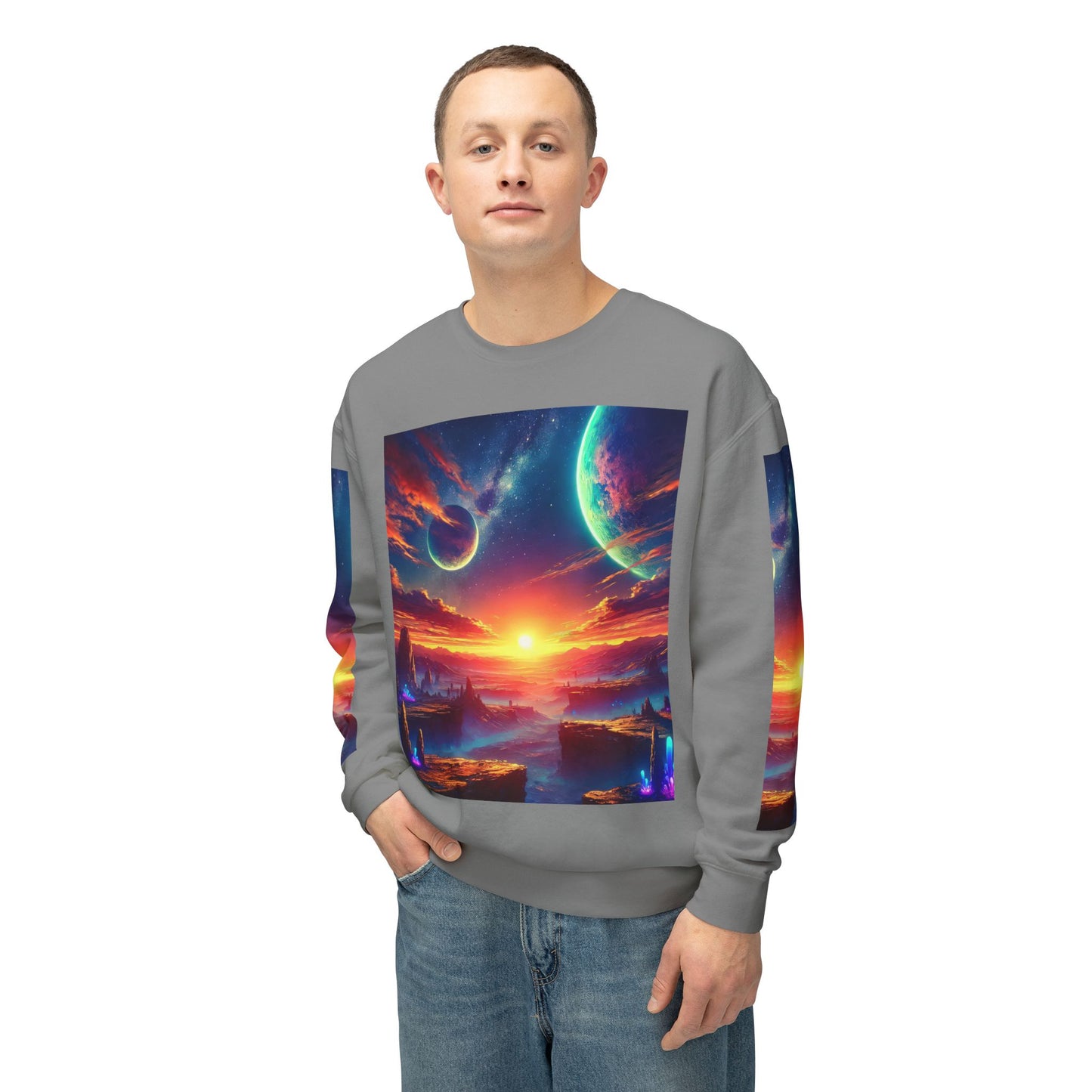 Unisex Lightweight Crewneck Sweatshirt