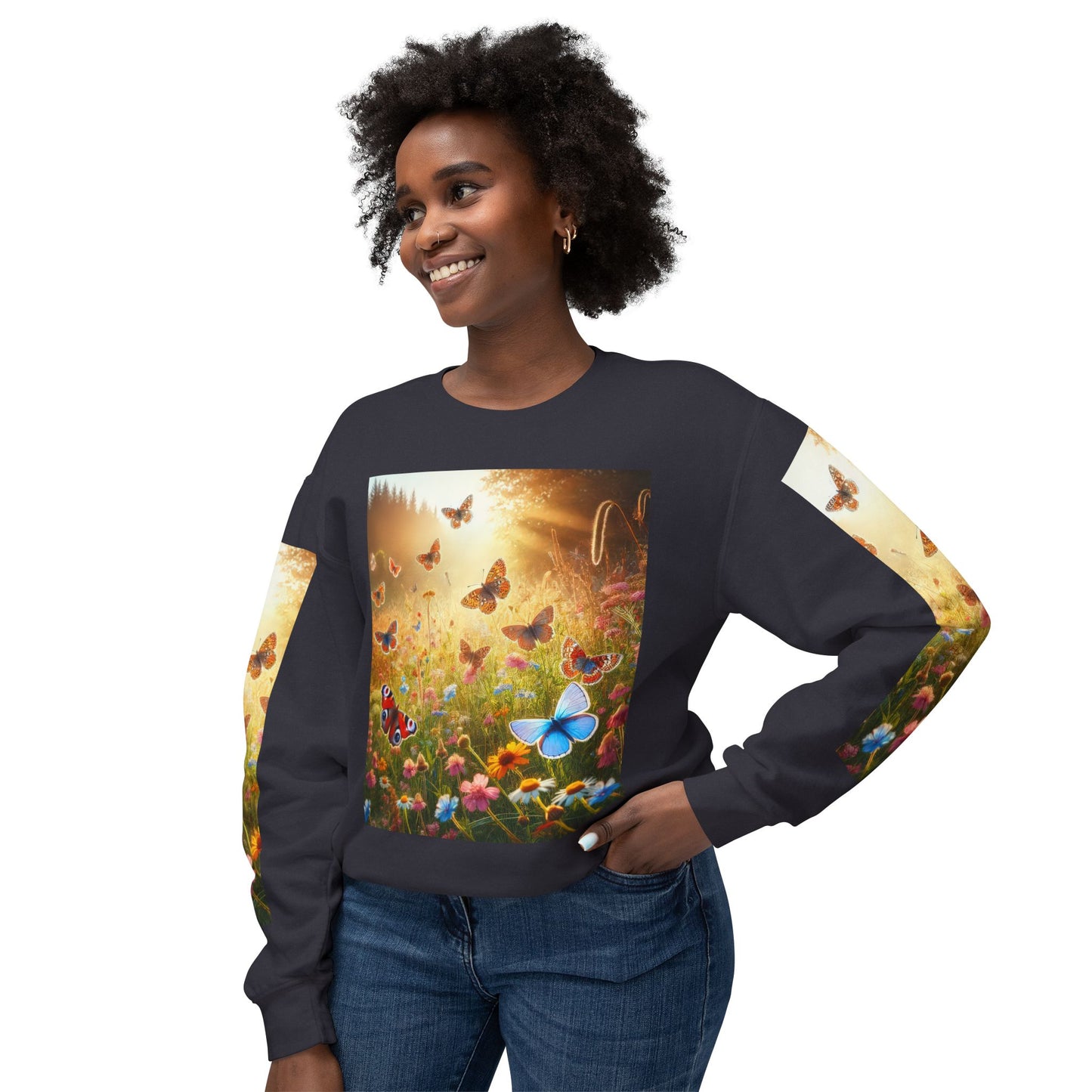 Unisex Lightweight Crewneck Sweatshirt