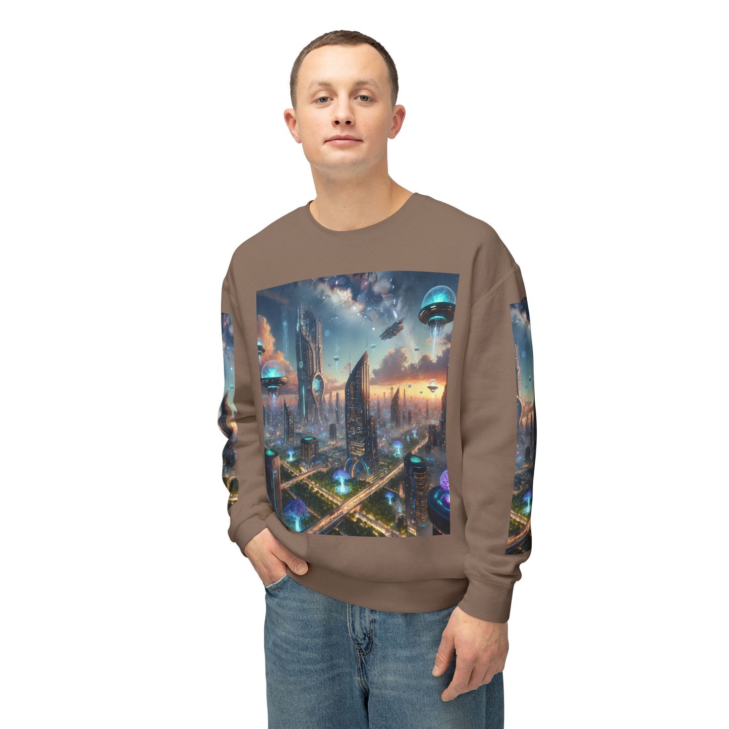 Unisex Lightweight Crewneck Sweatshirt