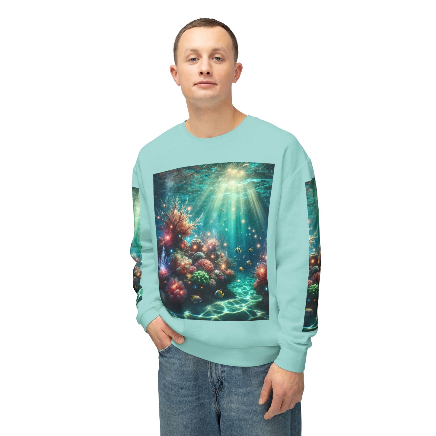 Unisex Lightweight Crewneck Sweatshirt