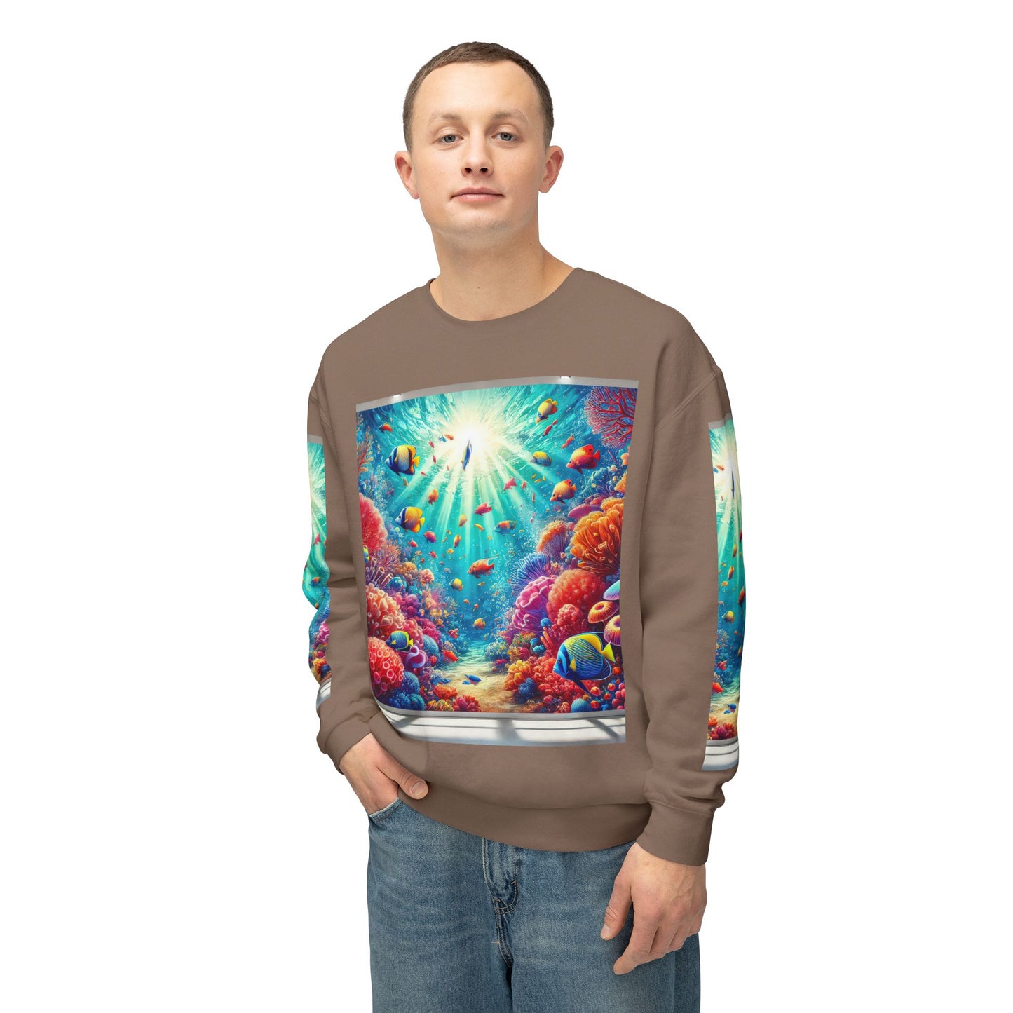 Unisex Lightweight Crewneck Sweatshirt