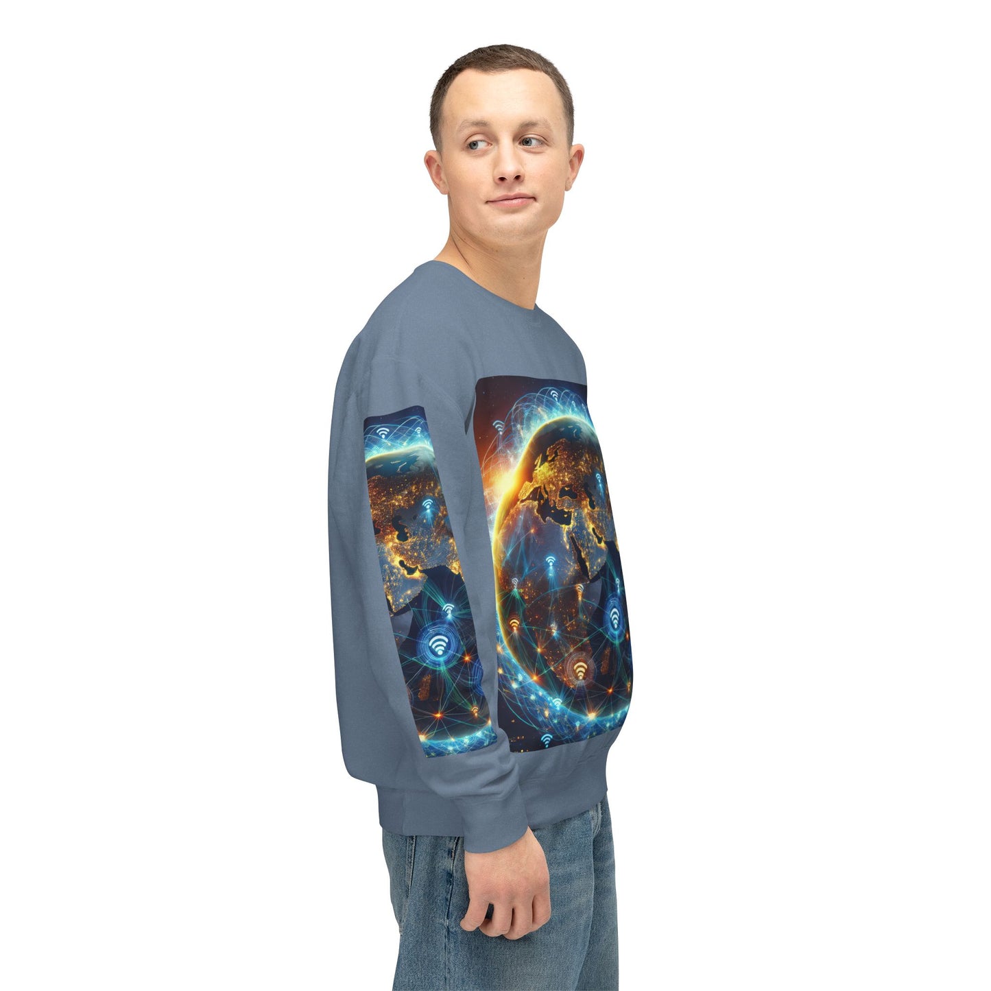 Unisex Lightweight Crewneck Sweatshirt