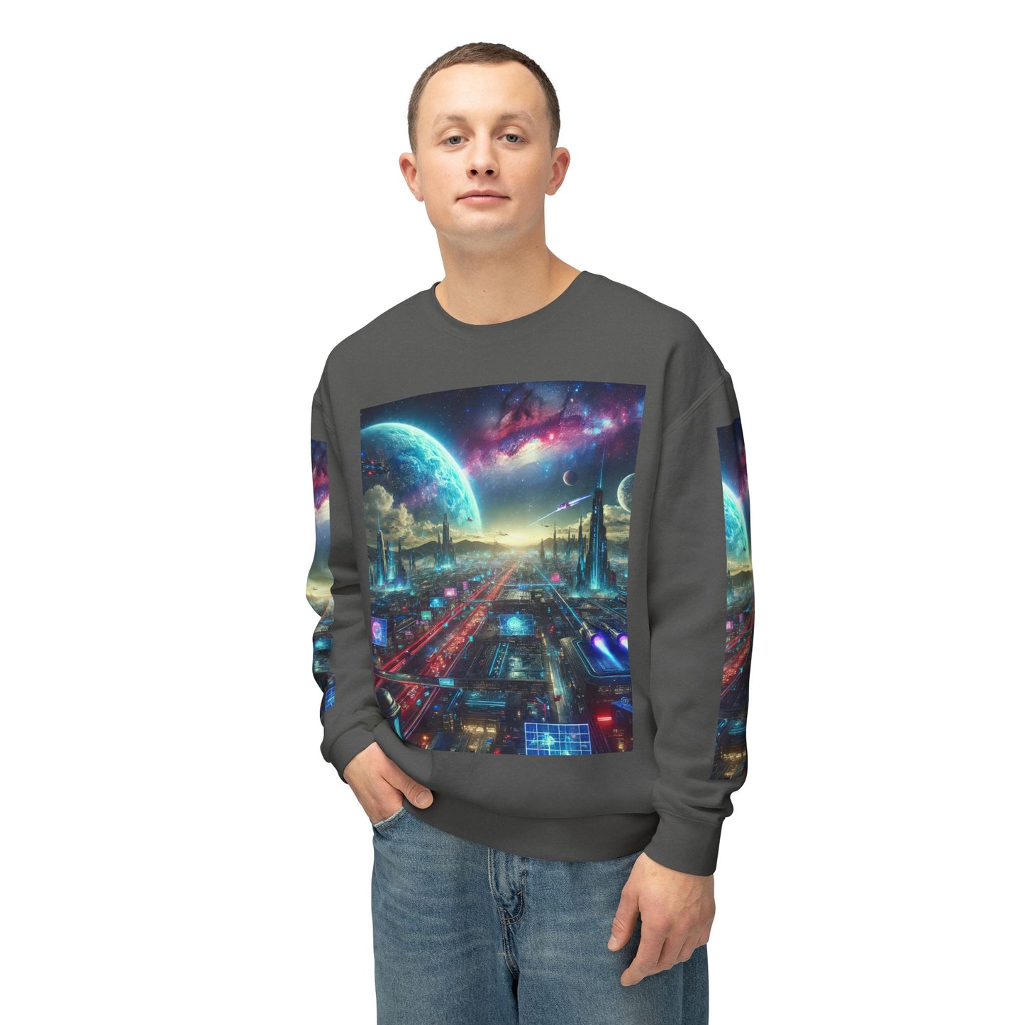 Unisex Lightweight Crewneck Sweatshirt