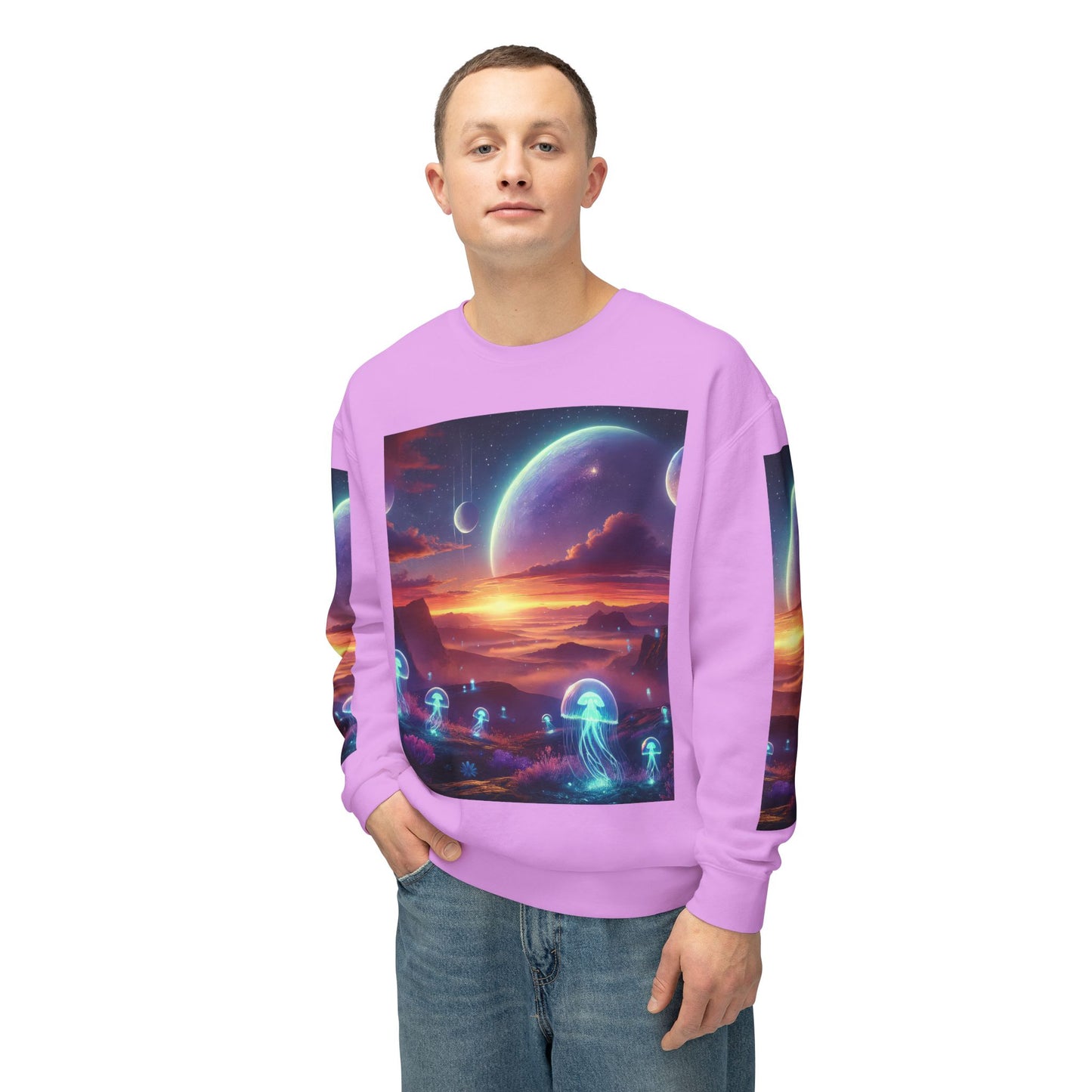 Unisex Lightweight Crewneck Sweatshirt