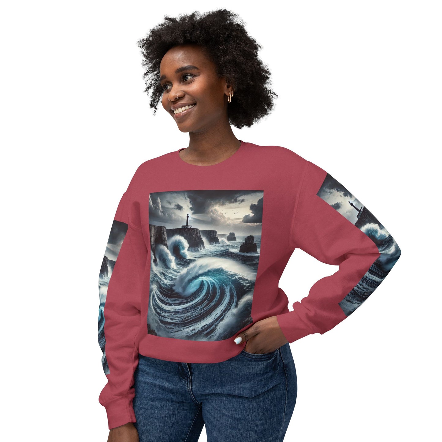 Unisex Lightweight Crewneck Sweatshirt