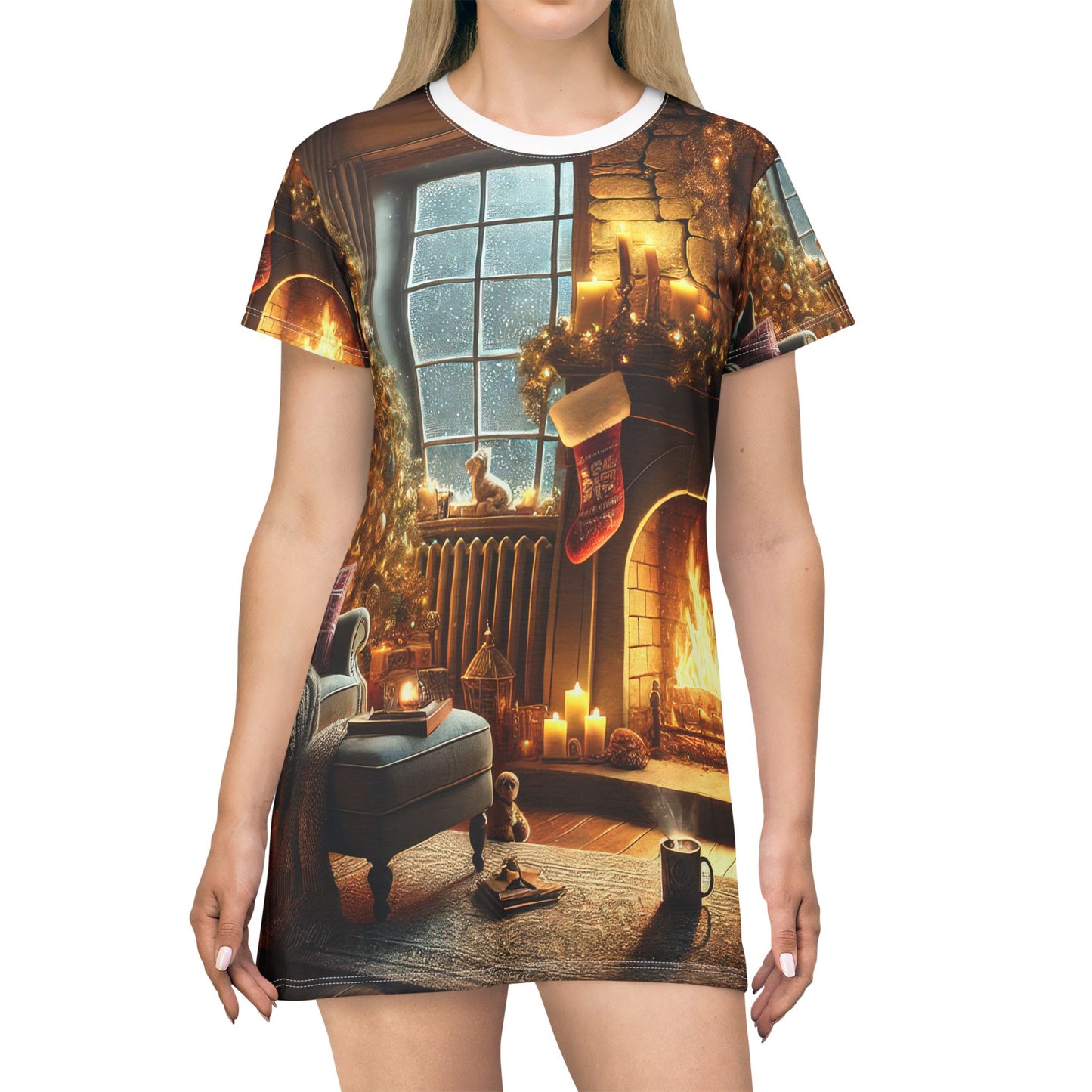 T-Shirt Dress (AOP)