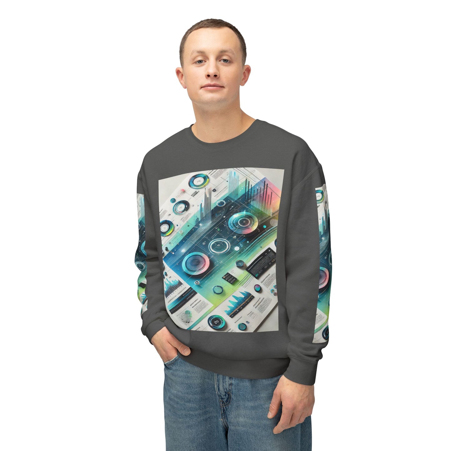 Unisex Lightweight Crewneck Sweatshirt