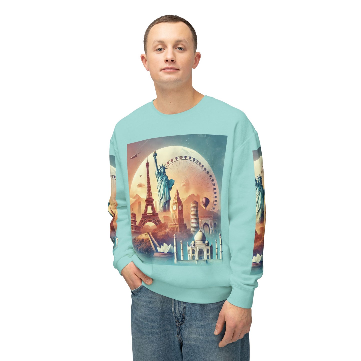 Unisex Lightweight Crewneck Sweatshirt