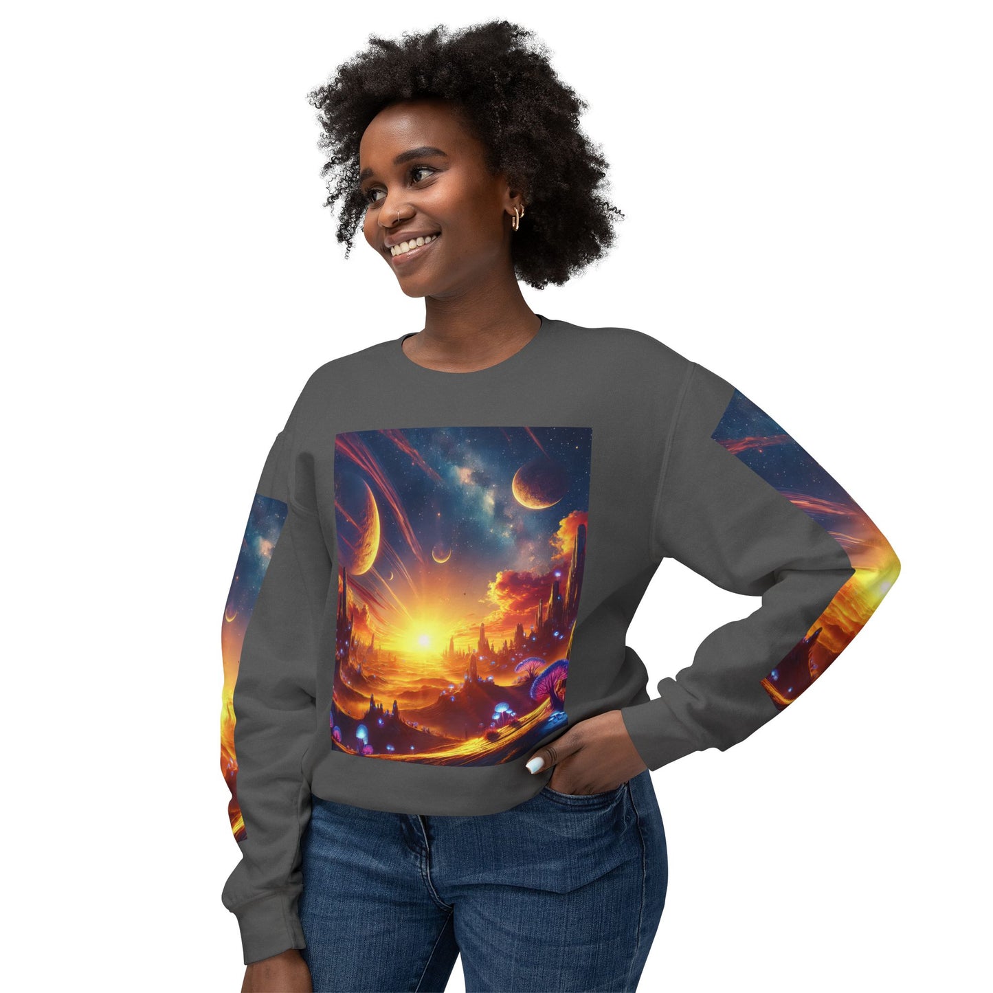 Unisex Lightweight Crewneck Sweatshirt