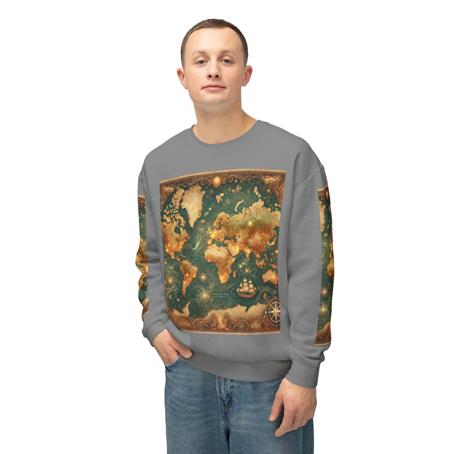 Unisex Lightweight Crewneck Sweatshirt