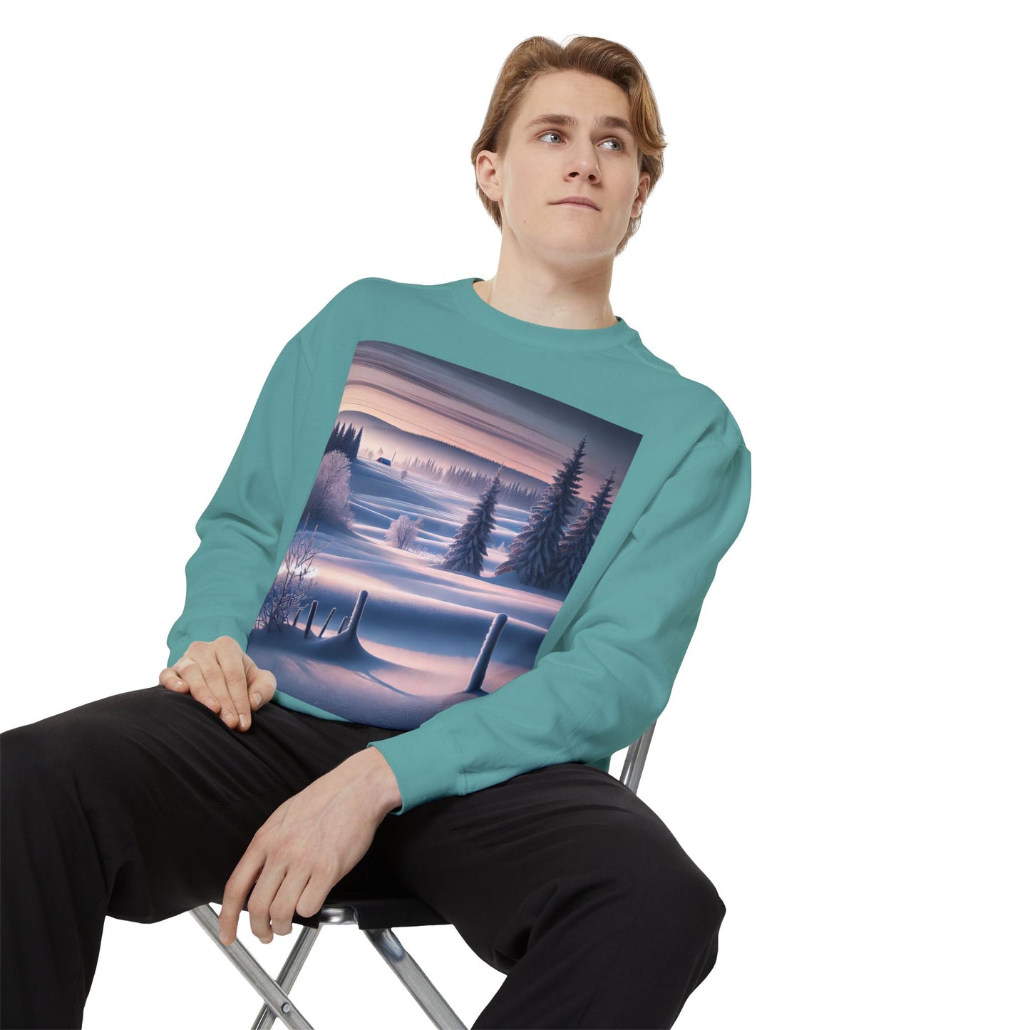 Unisex Garment-Dyed Sweatshirt