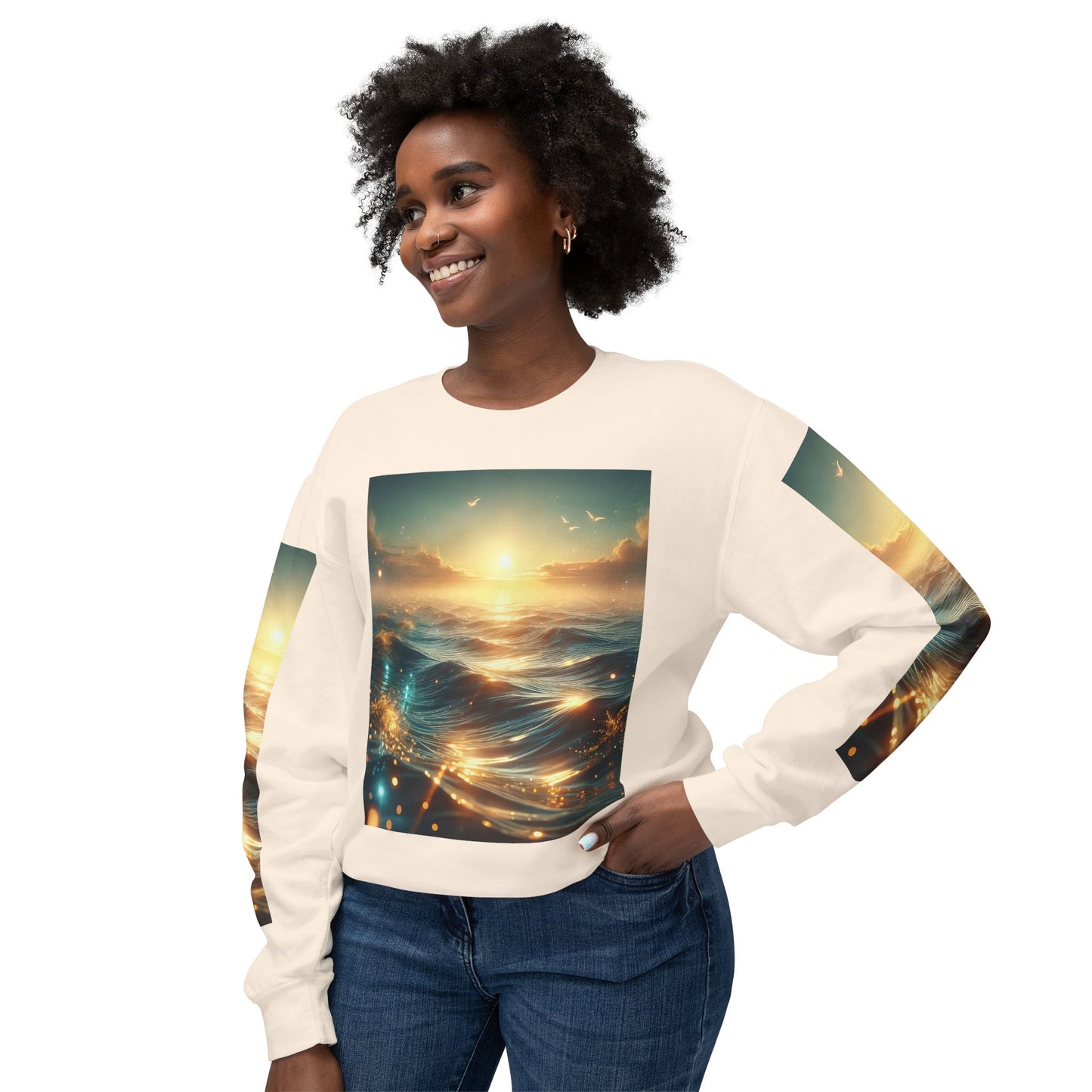 Unisex Lightweight Crewneck Sweatshirt