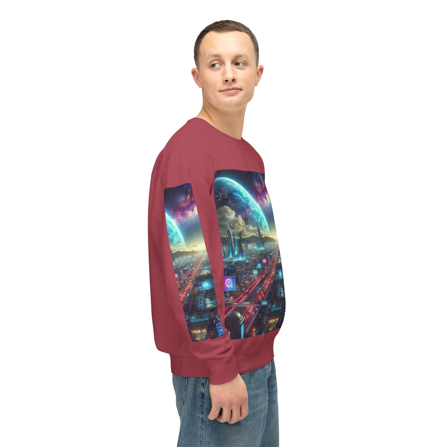 Unisex Lightweight Crewneck Sweatshirt