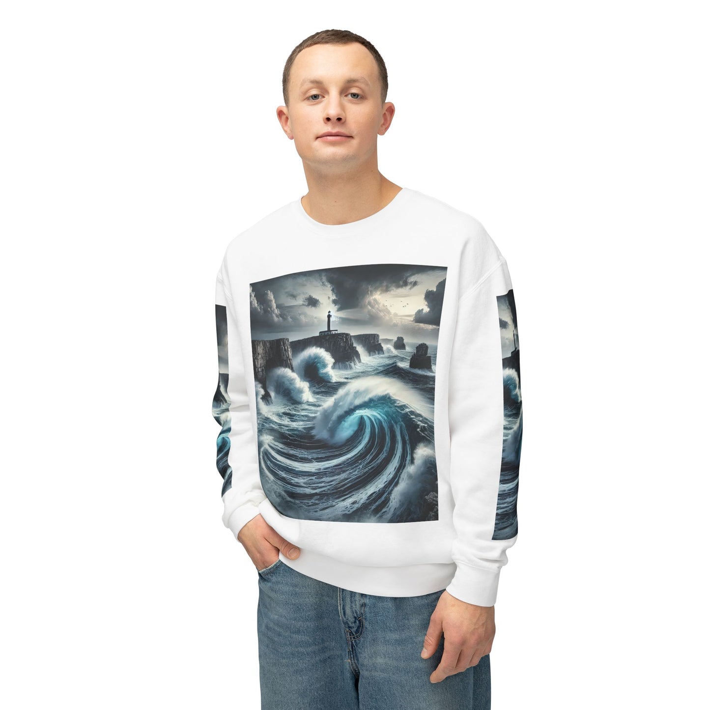 Unisex Lightweight Crewneck Sweatshirt