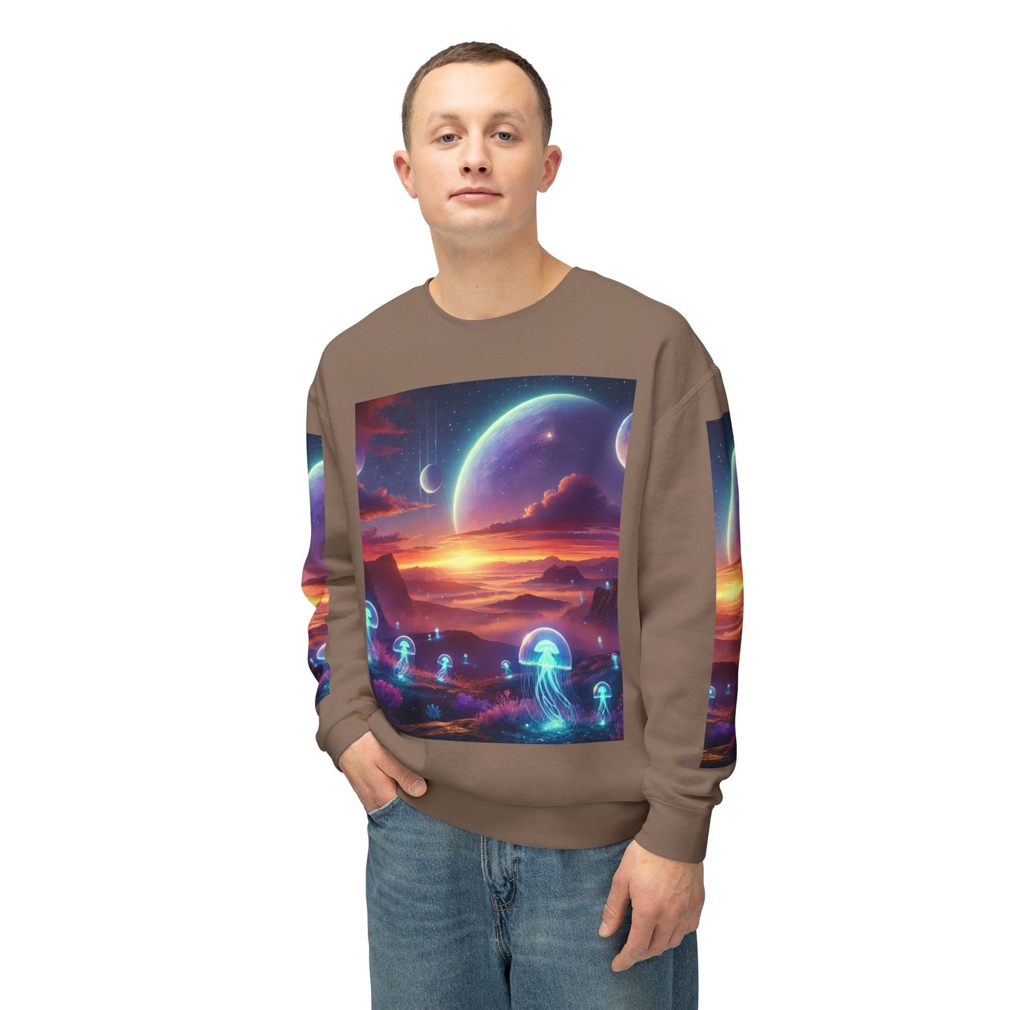 Unisex Lightweight Crewneck Sweatshirt