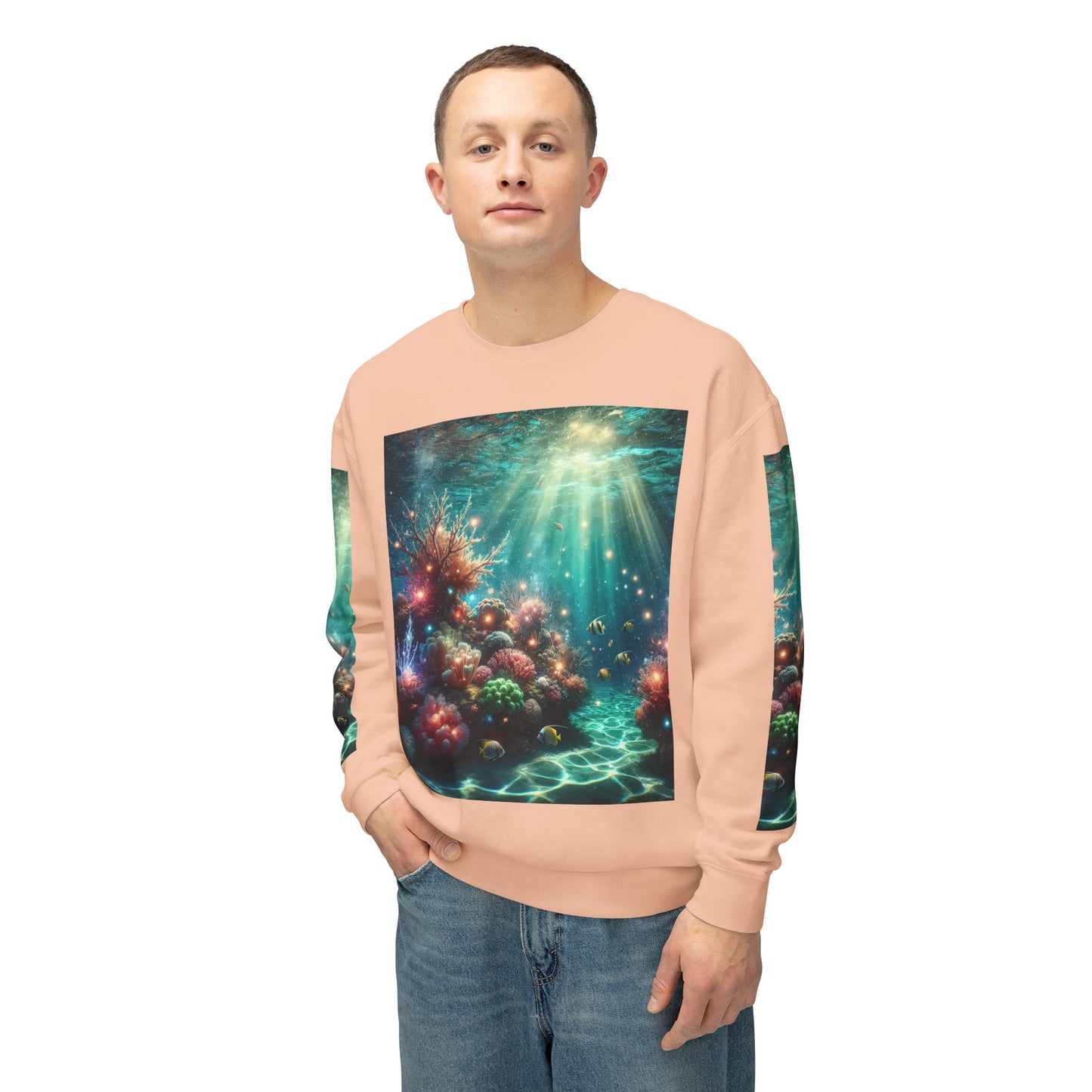 Unisex Lightweight Crewneck Sweatshirt