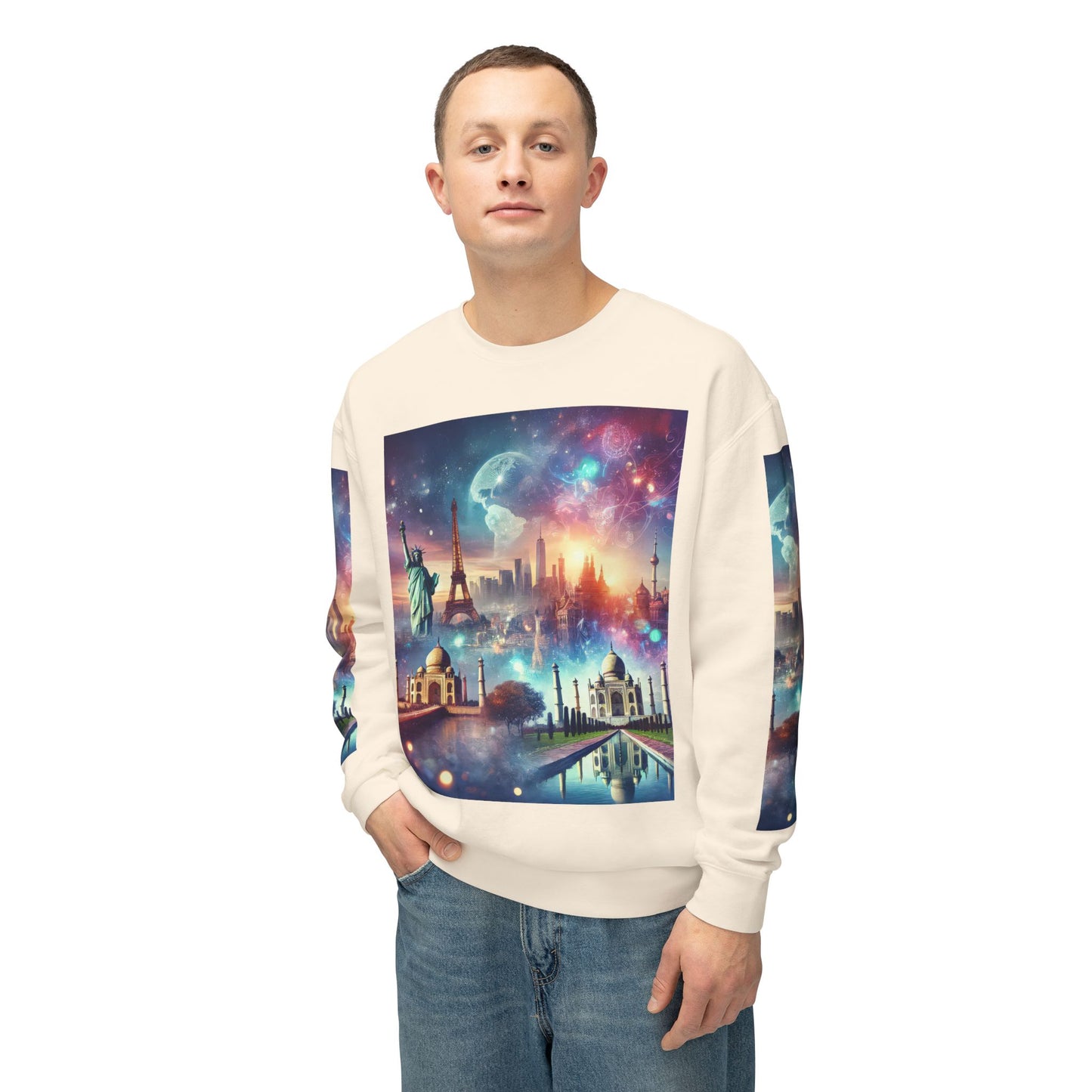 Unisex Lightweight Crewneck Sweatshirt