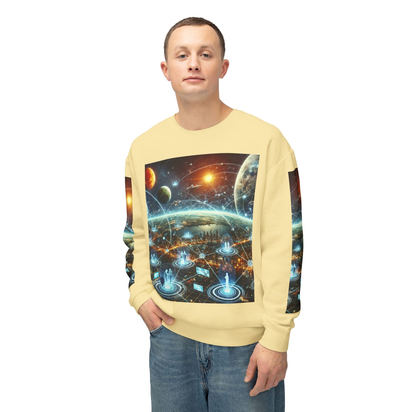 Unisex Lightweight Crewneck Sweatshirt