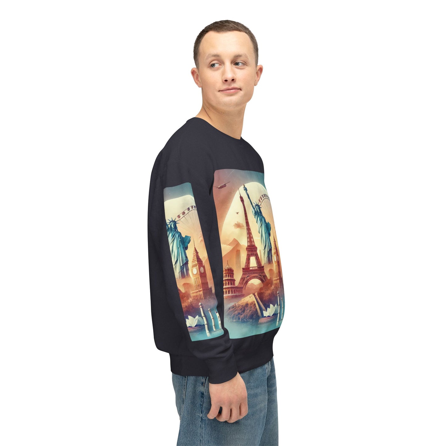 Unisex Lightweight Crewneck Sweatshirt