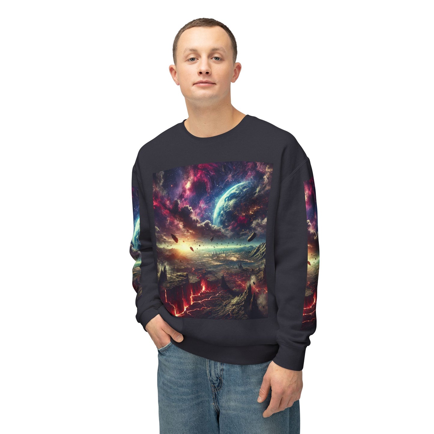 Unisex Lightweight Crewneck Sweatshirt