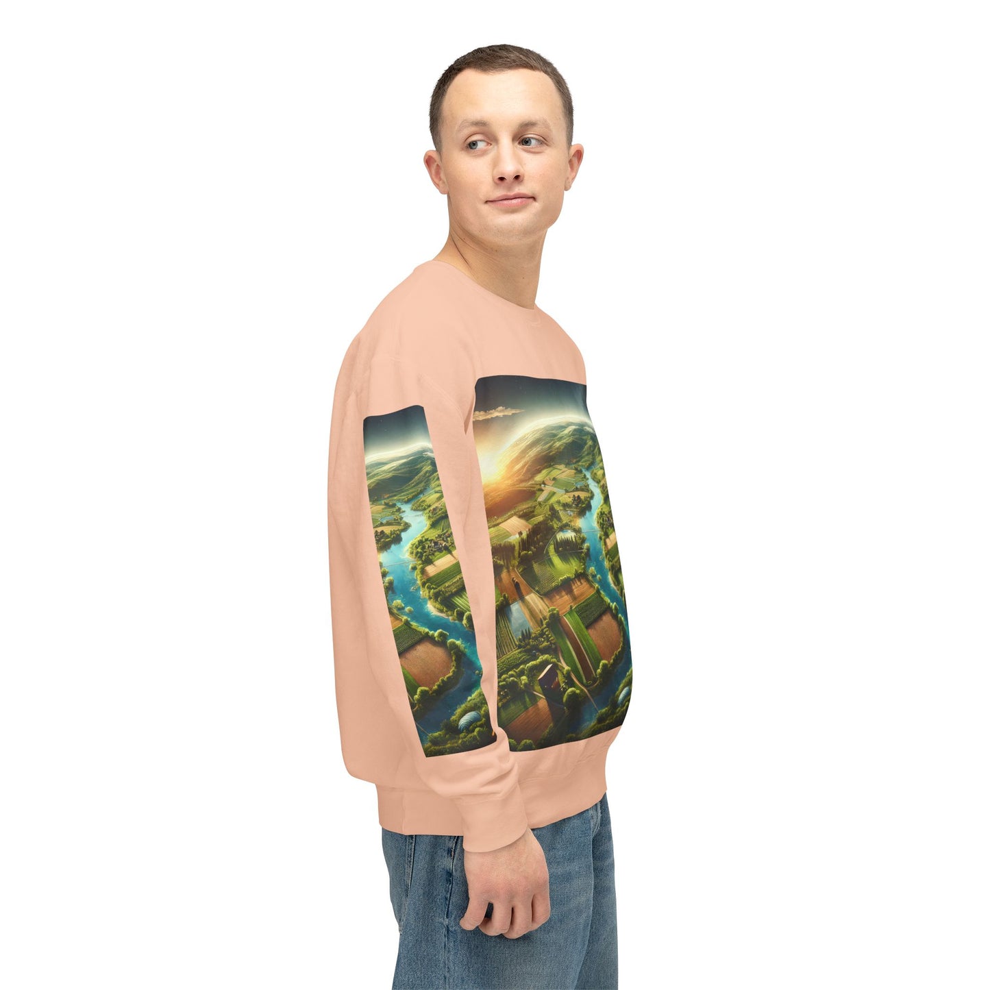 Unisex Lightweight Crewneck Sweatshirt