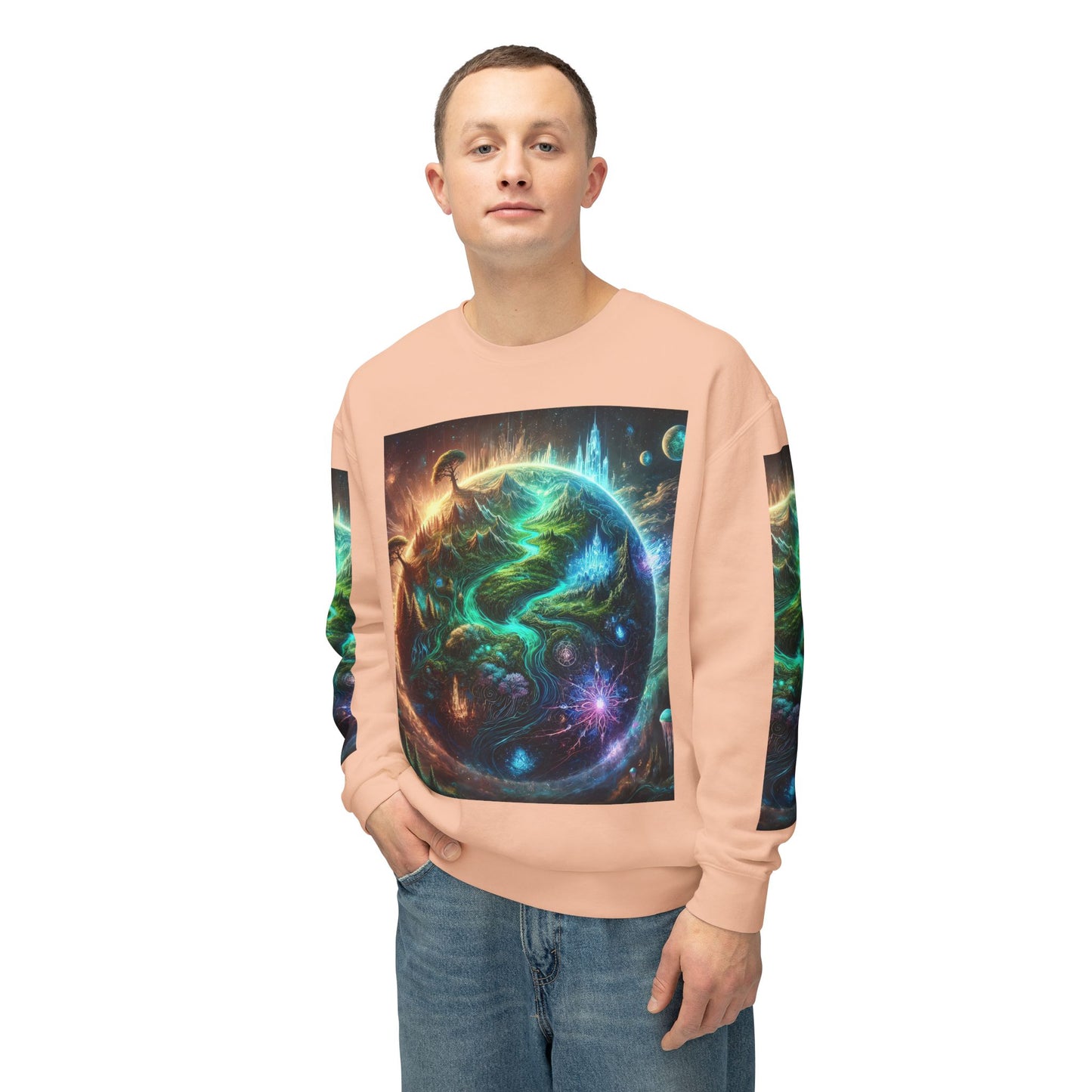 Unisex Lightweight Crewneck Sweatshirt