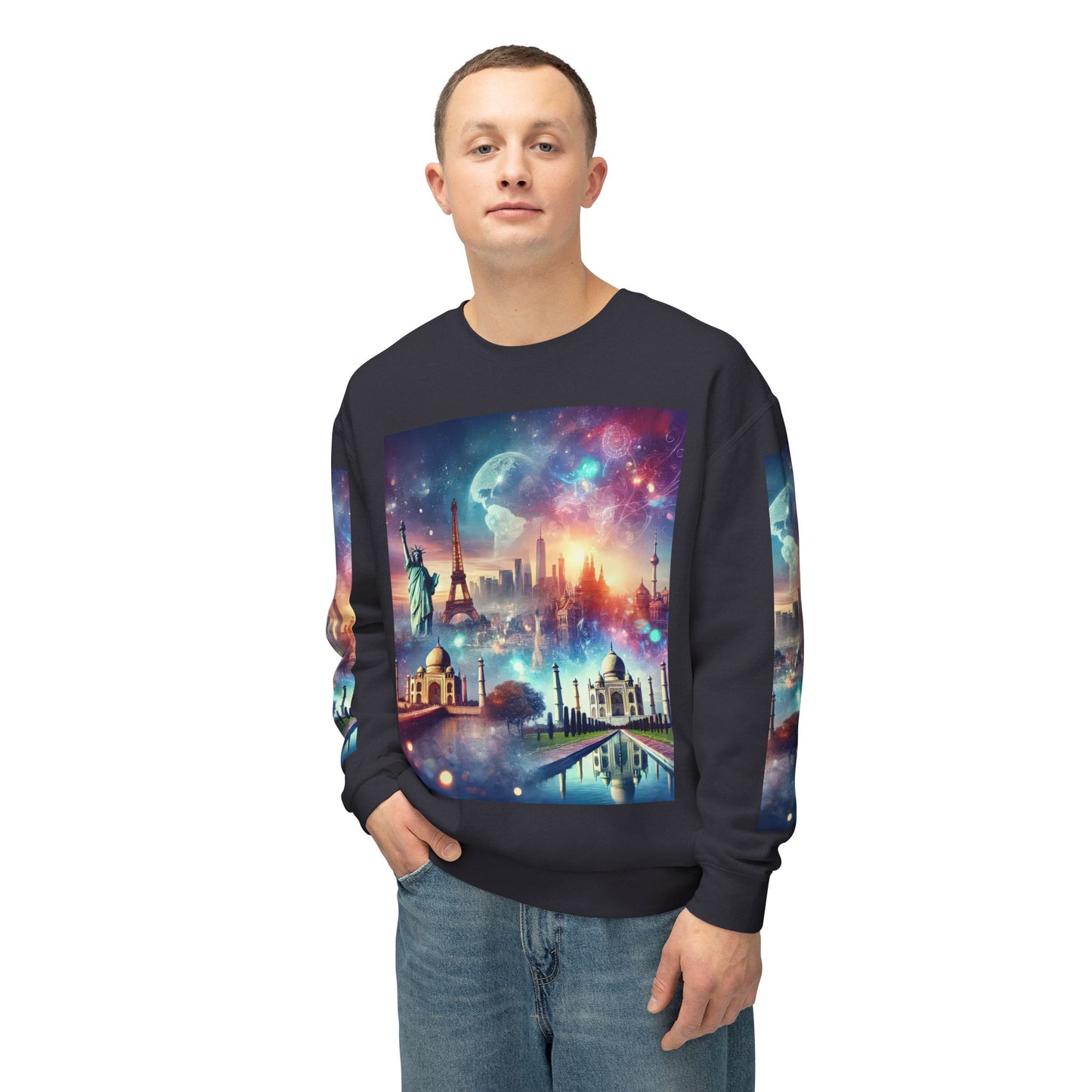 Unisex Lightweight Crewneck Sweatshirt