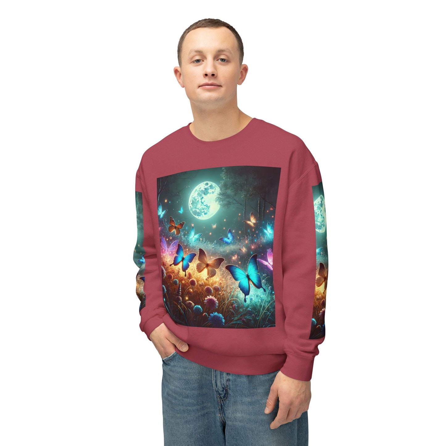 Unisex Lightweight Crewneck Sweatshirt