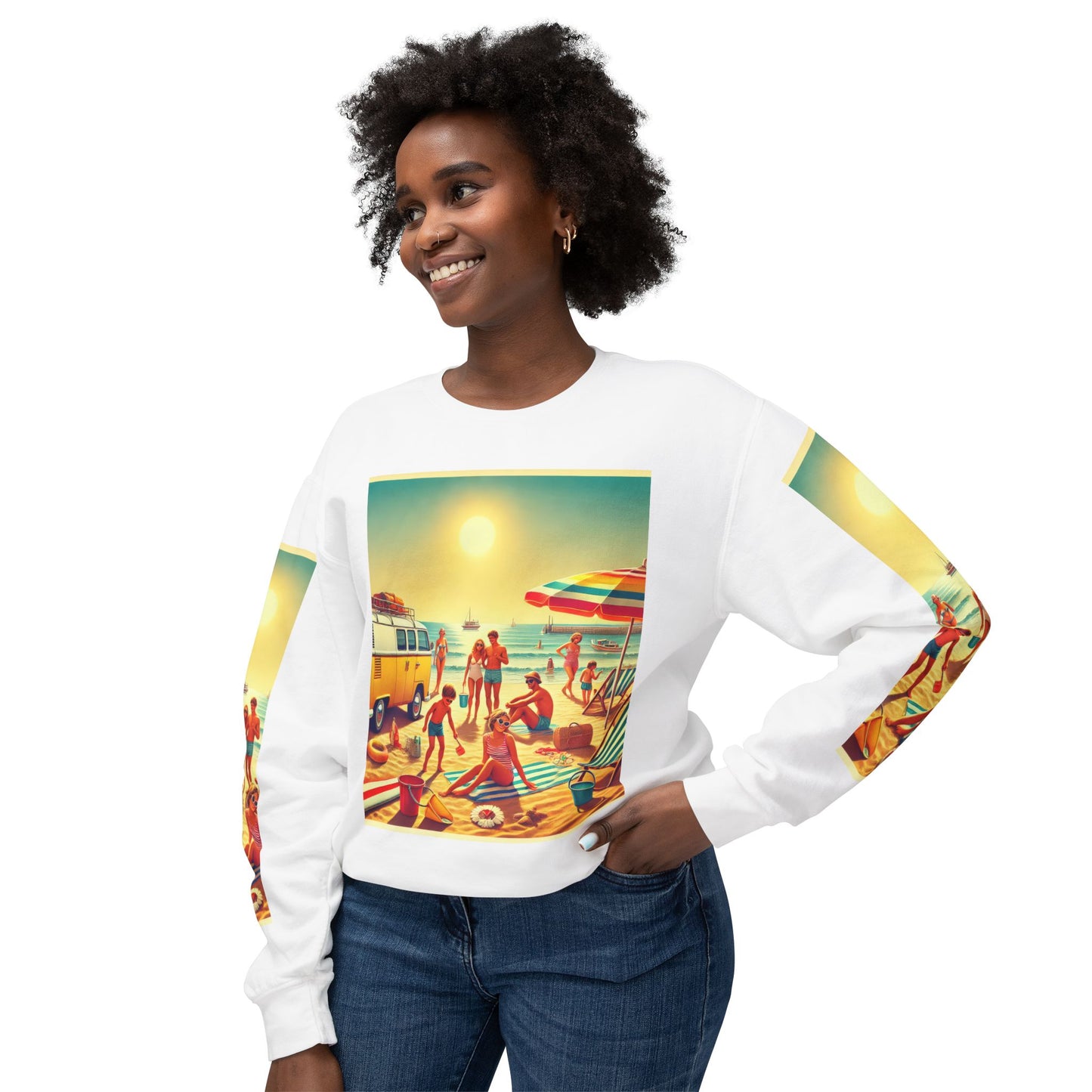 Unisex Lightweight Crewneck Sweatshirt