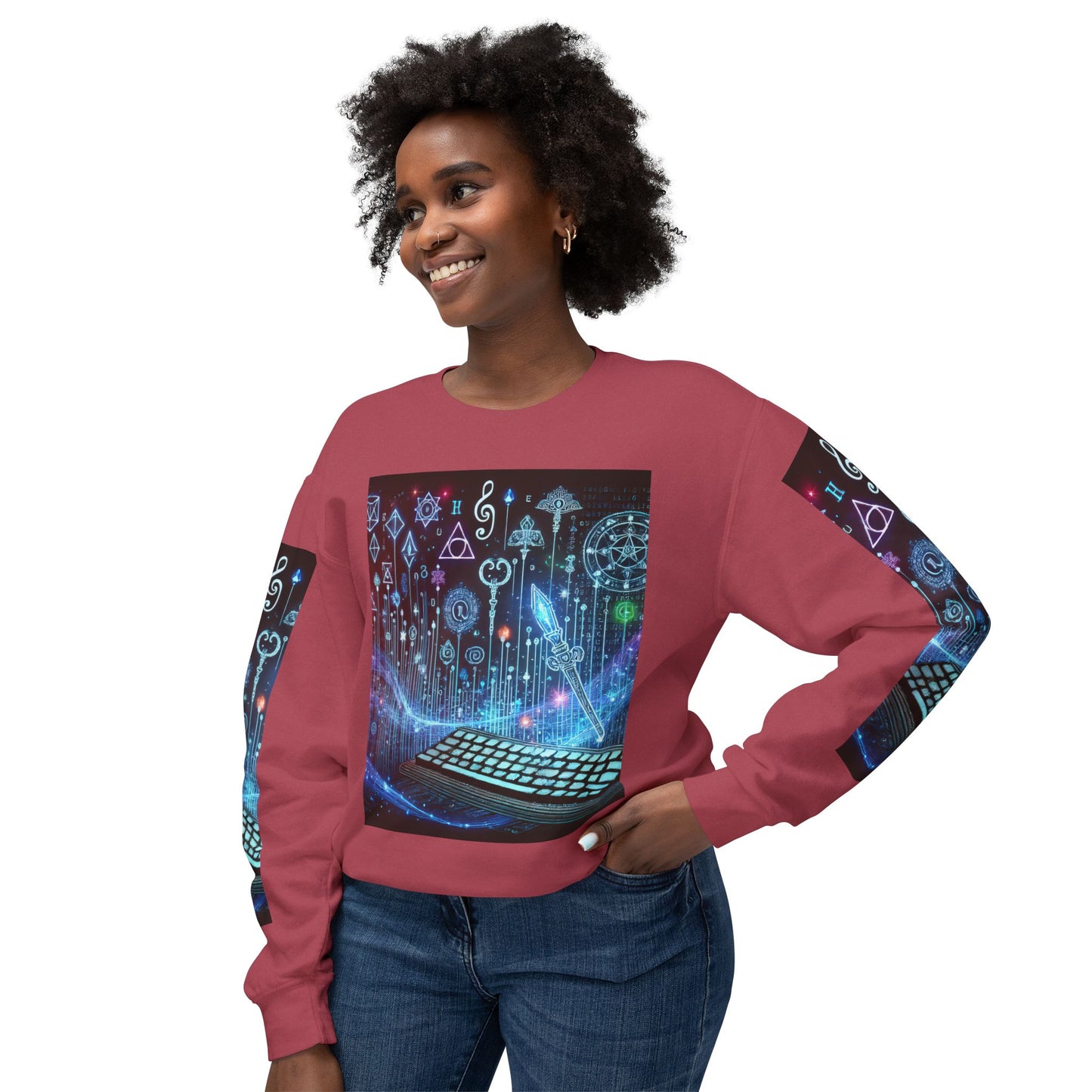 Unisex Lightweight Crewneck Sweatshirt