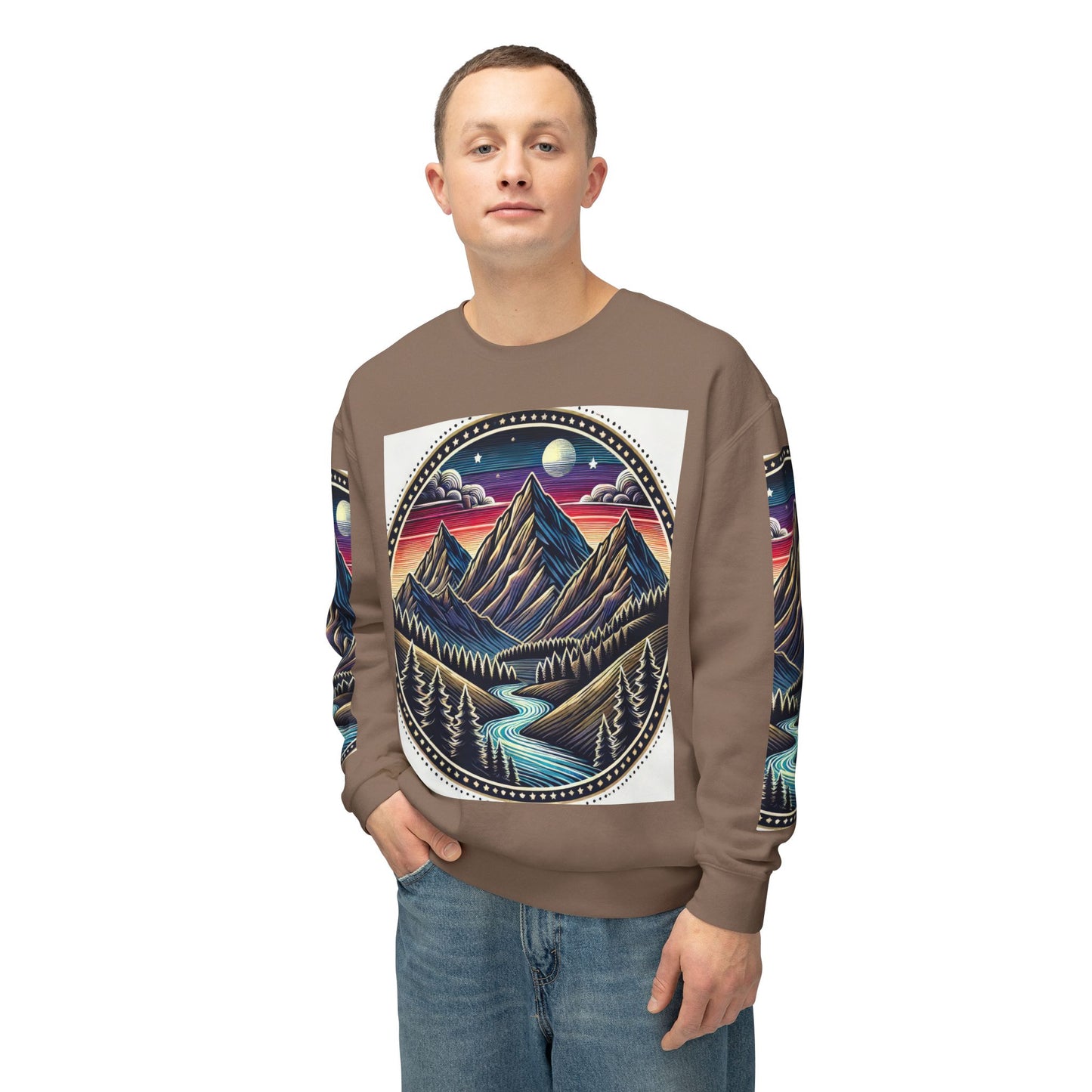 Unisex Lightweight Crewneck Sweatshirt