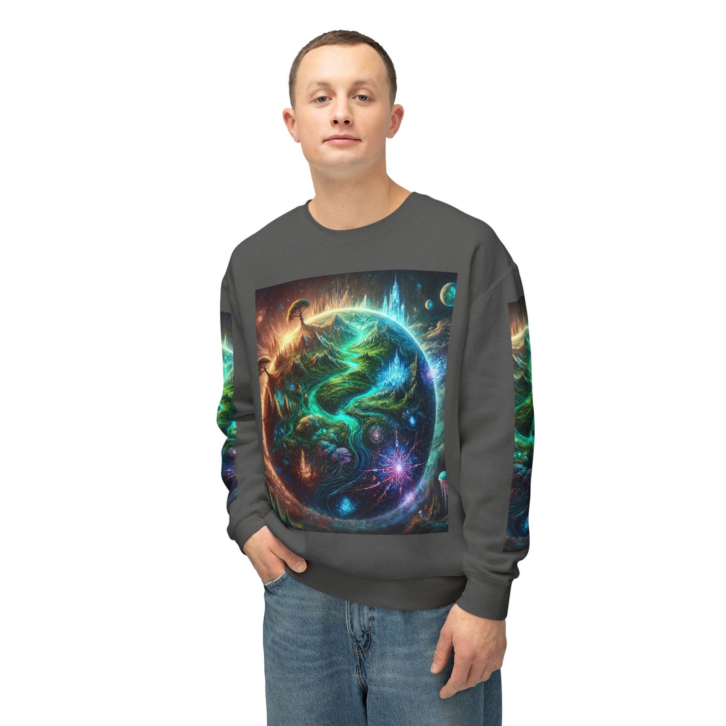 Unisex Lightweight Crewneck Sweatshirt