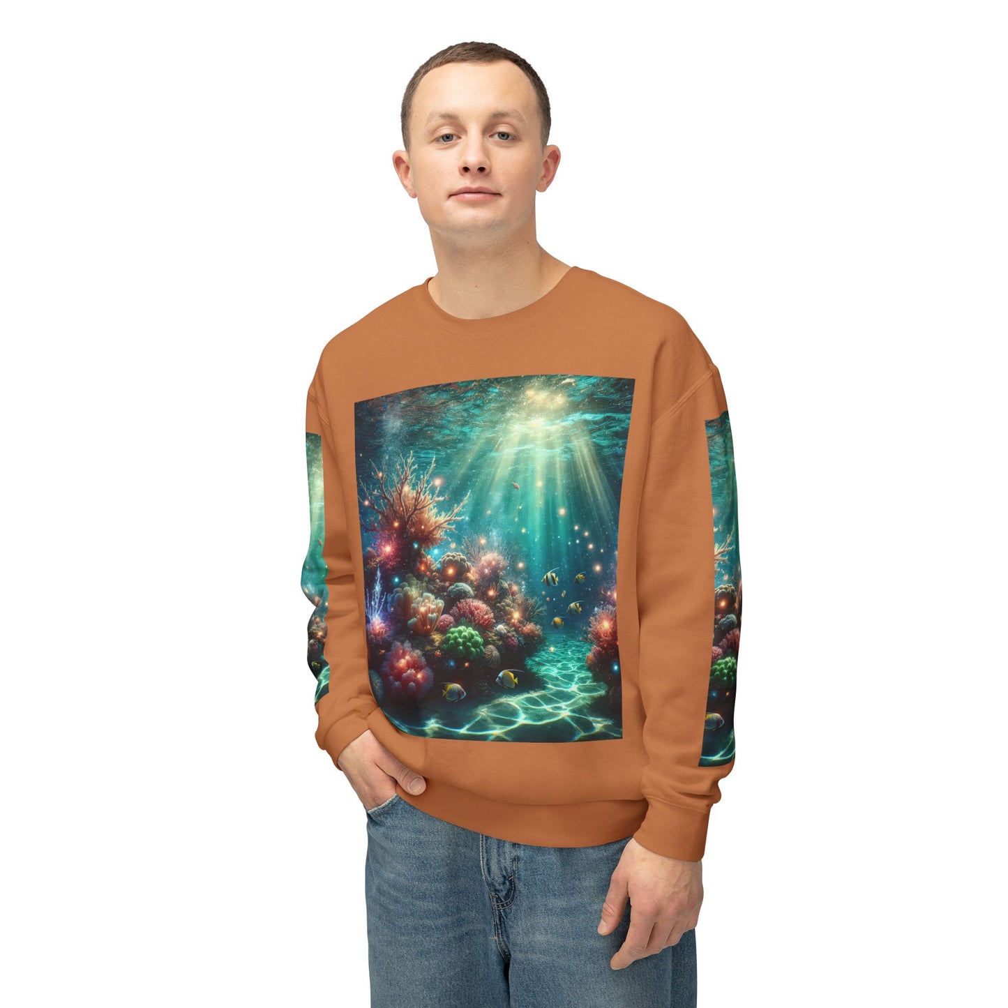 Unisex Lightweight Crewneck Sweatshirt