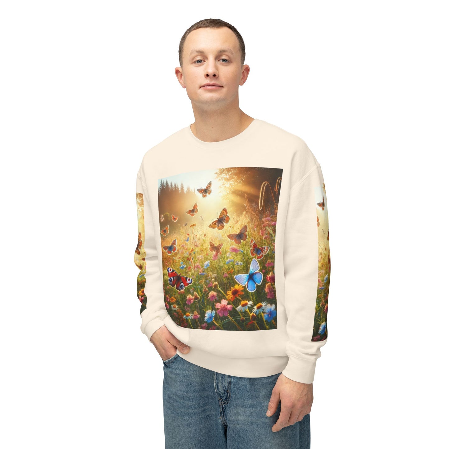 Unisex Lightweight Crewneck Sweatshirt