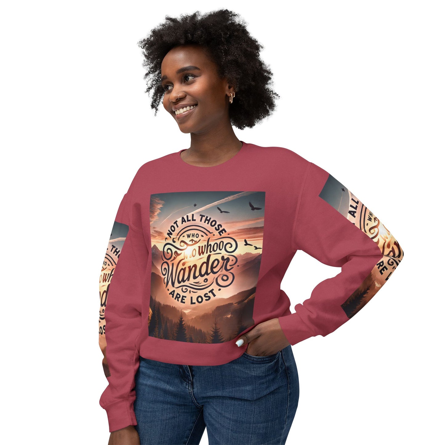 Unisex Lightweight Crewneck Sweatshirt