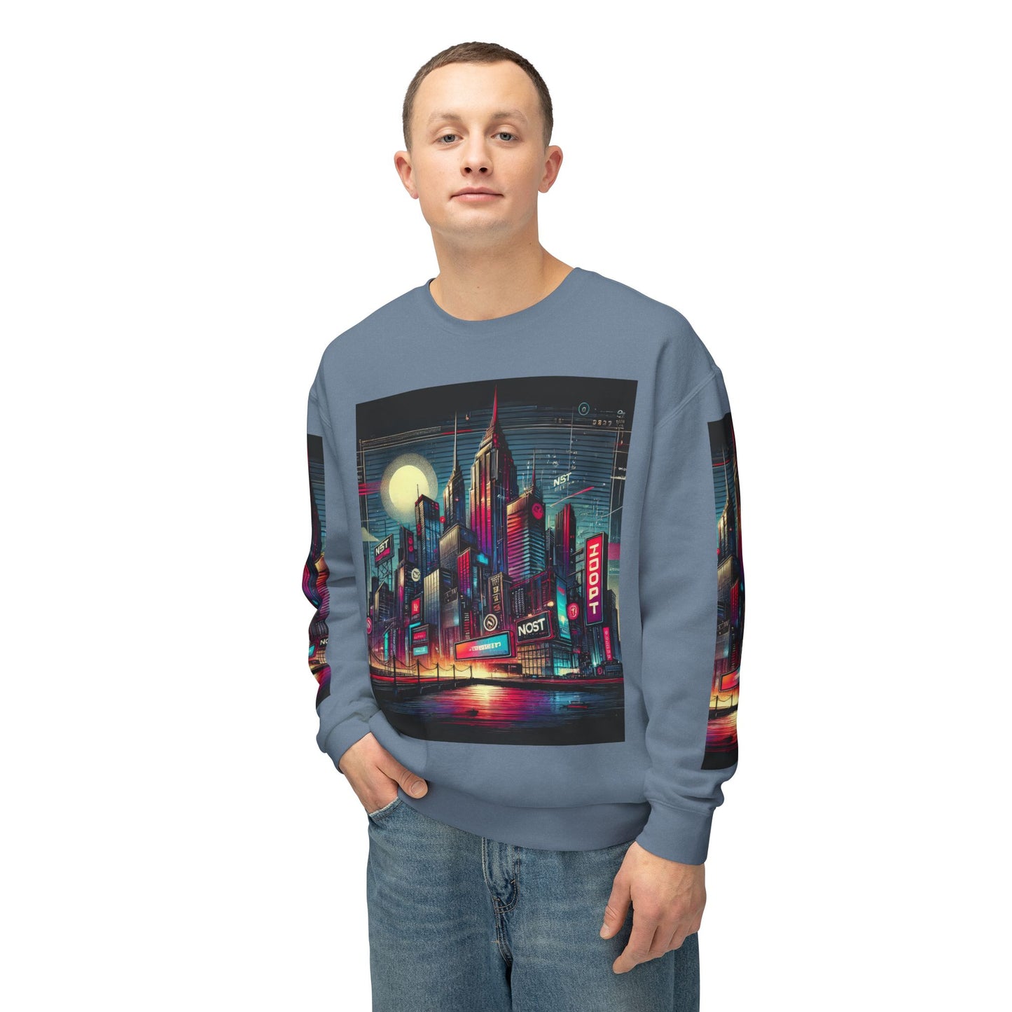 Unisex Lightweight Crewneck Sweatshirt