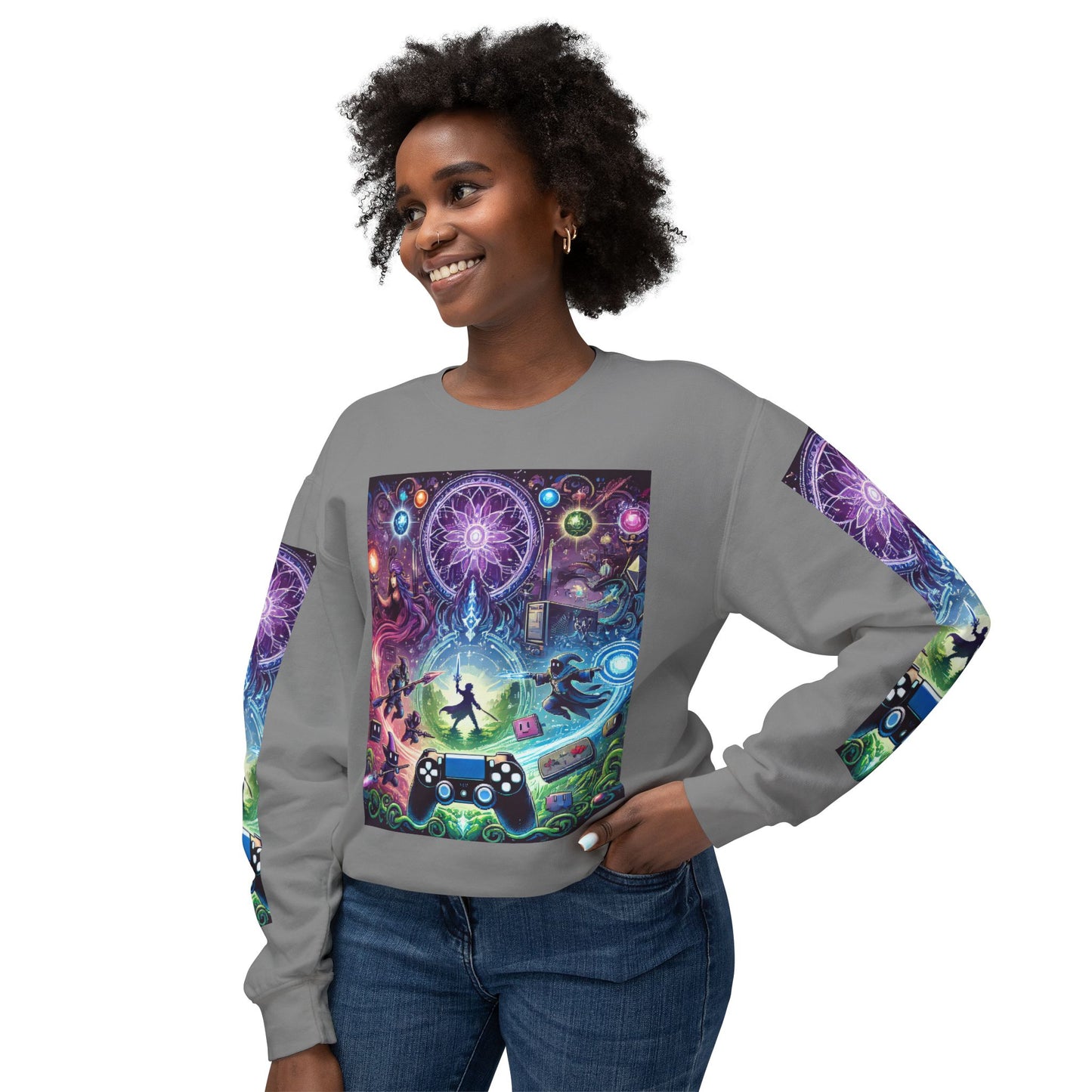 Unisex Lightweight Crewneck Sweatshirt