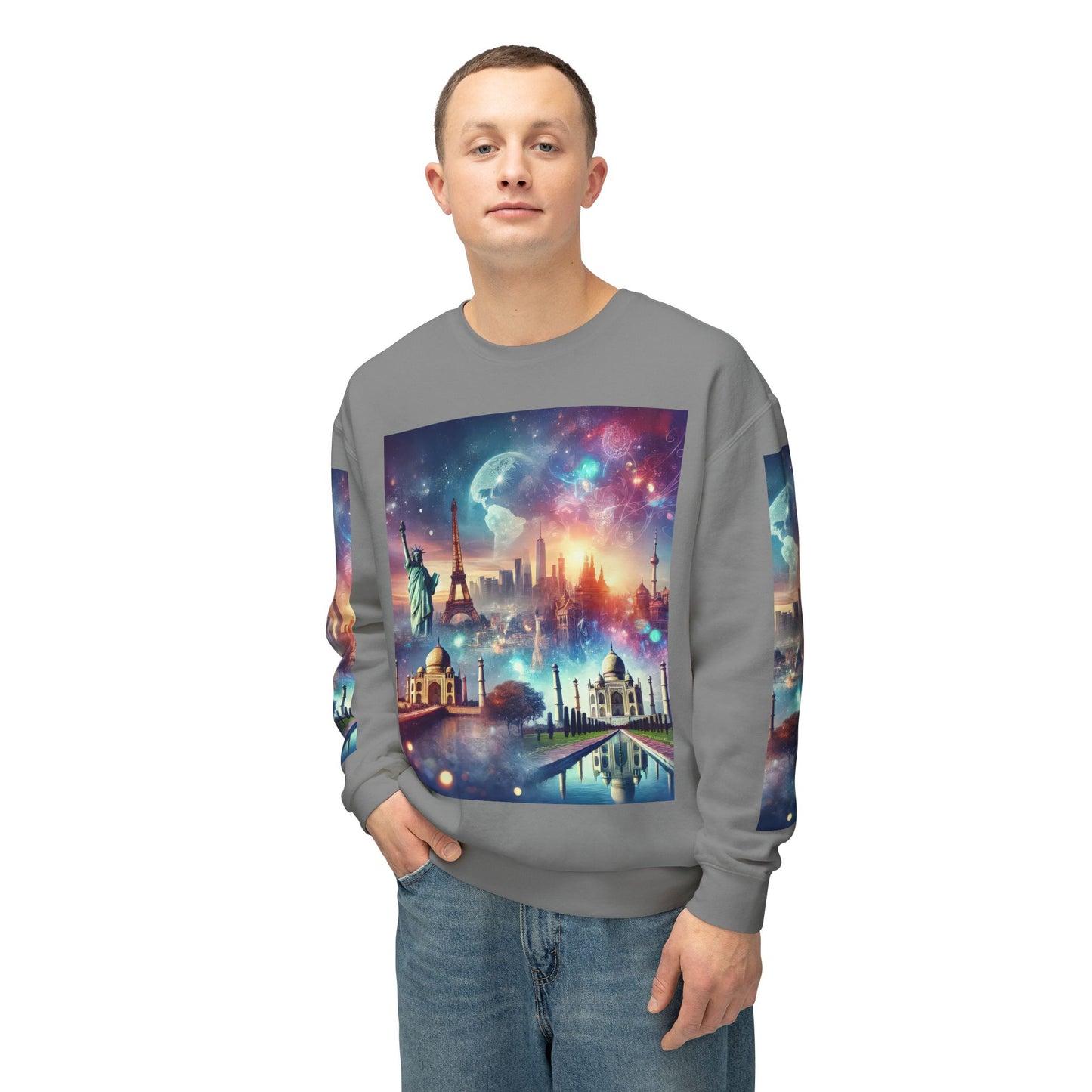 Unisex Lightweight Crewneck Sweatshirt