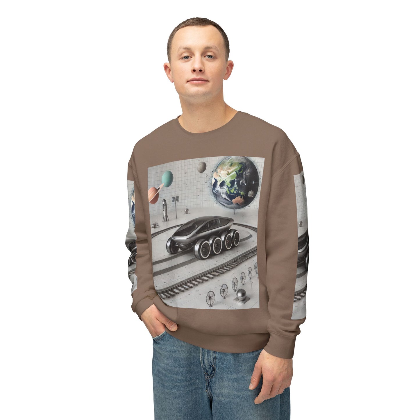 Unisex Lightweight Crewneck Sweatshirt