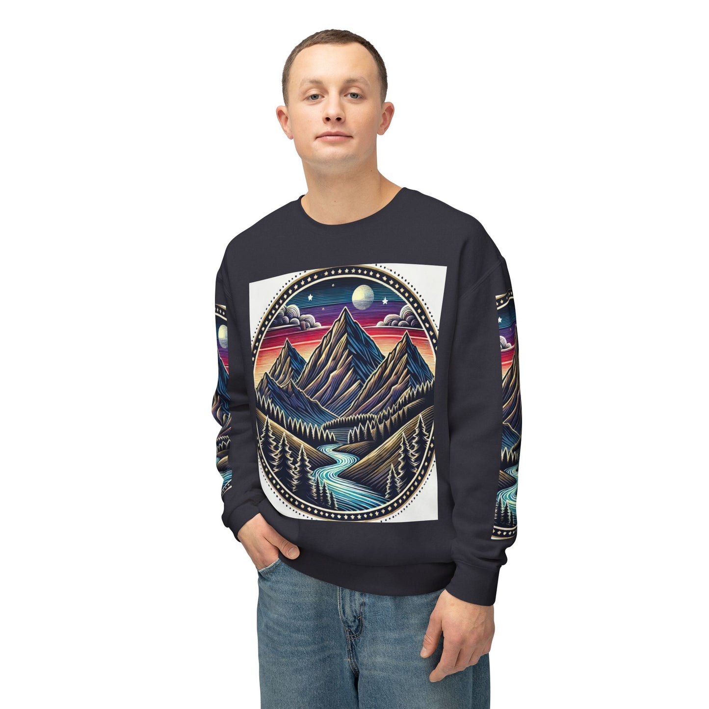 Unisex Lightweight Crewneck Sweatshirt