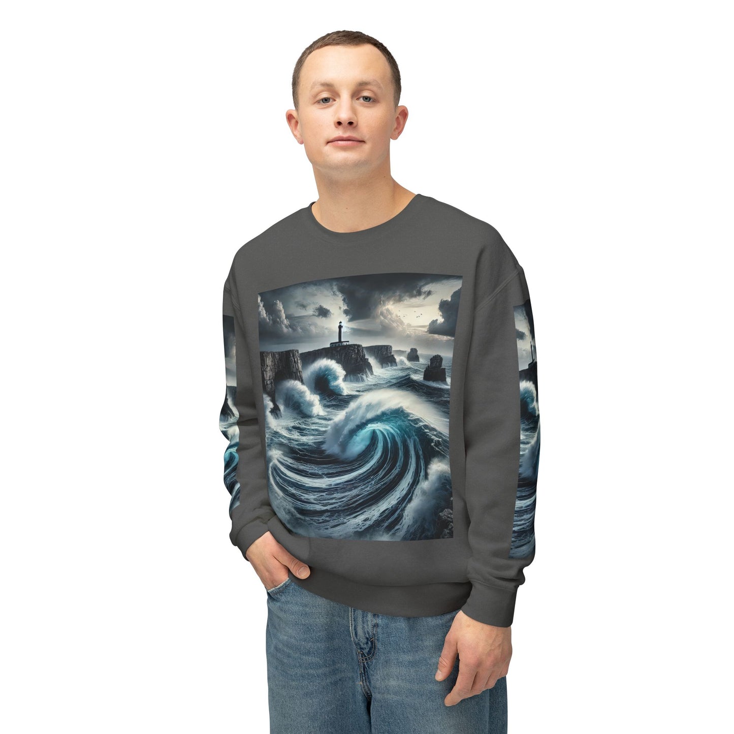 Unisex Lightweight Crewneck Sweatshirt