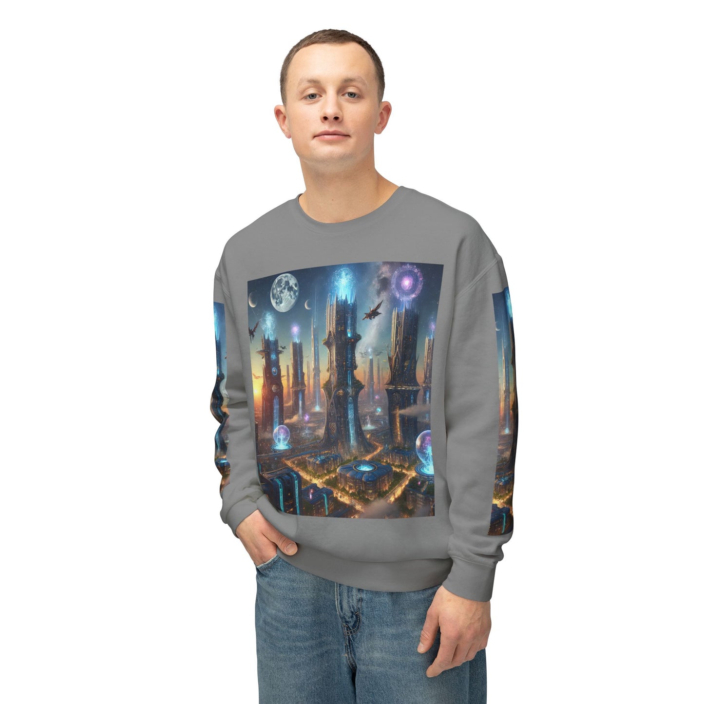 Unisex Lightweight Crewneck Sweatshirt