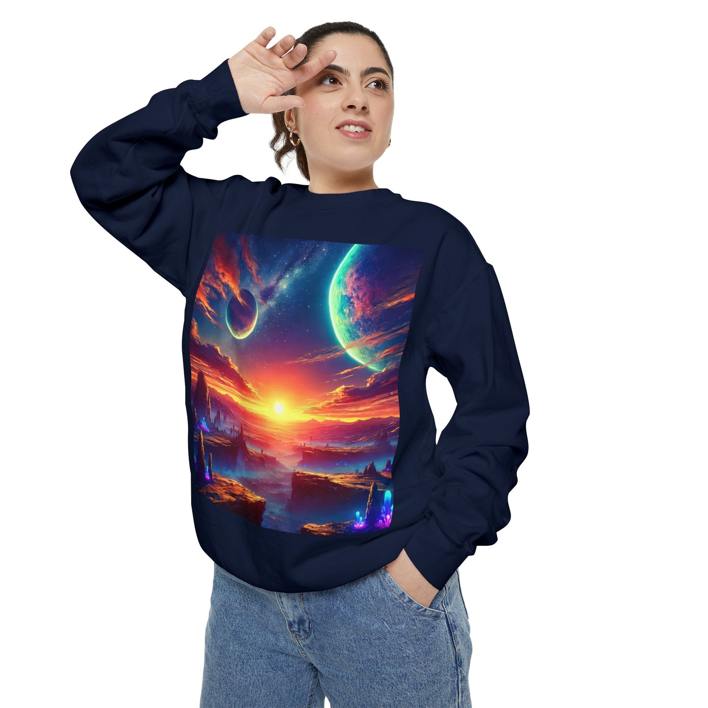 Unisex Garment-Dyed Sweatshirt