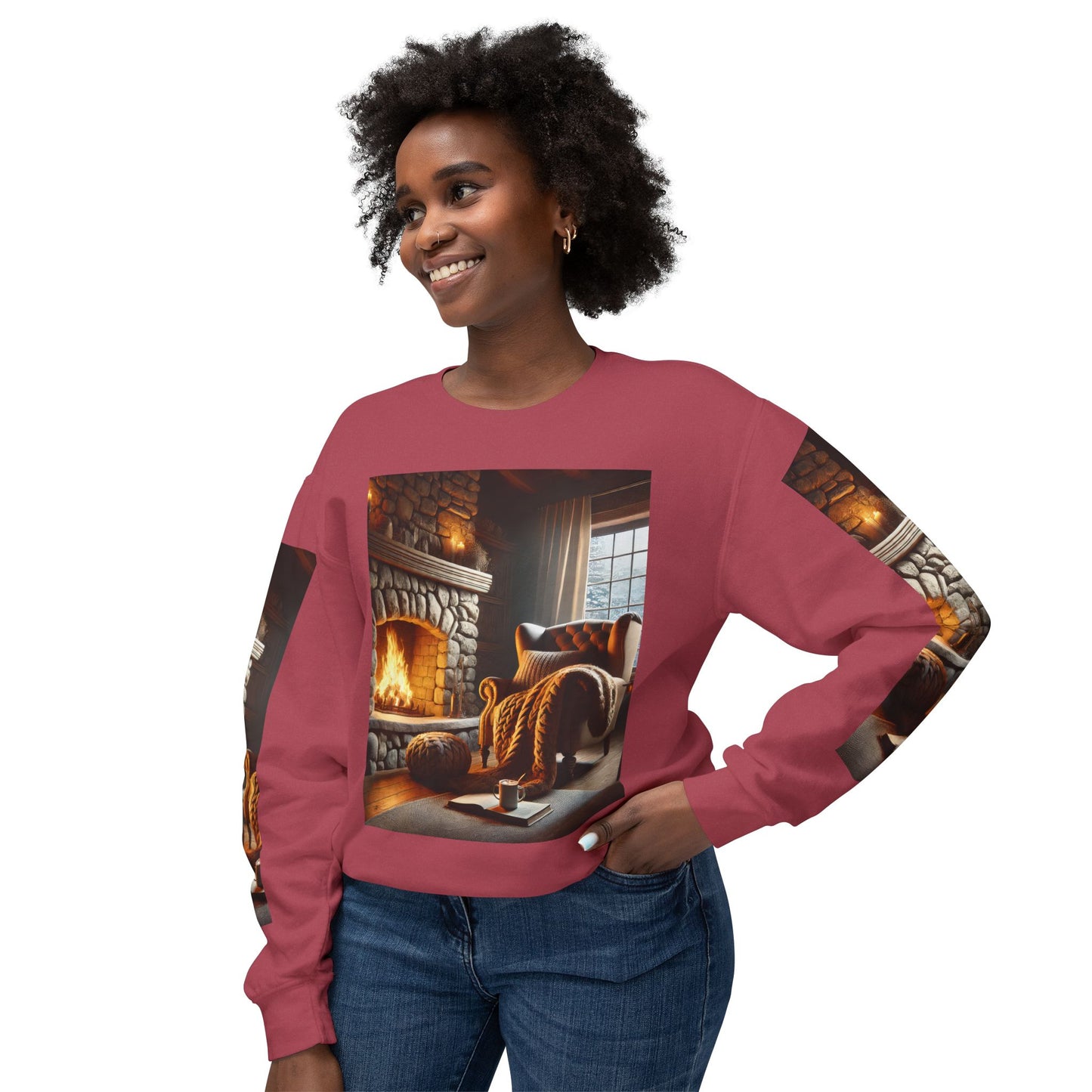 Unisex Lightweight Crewneck Sweatshirt