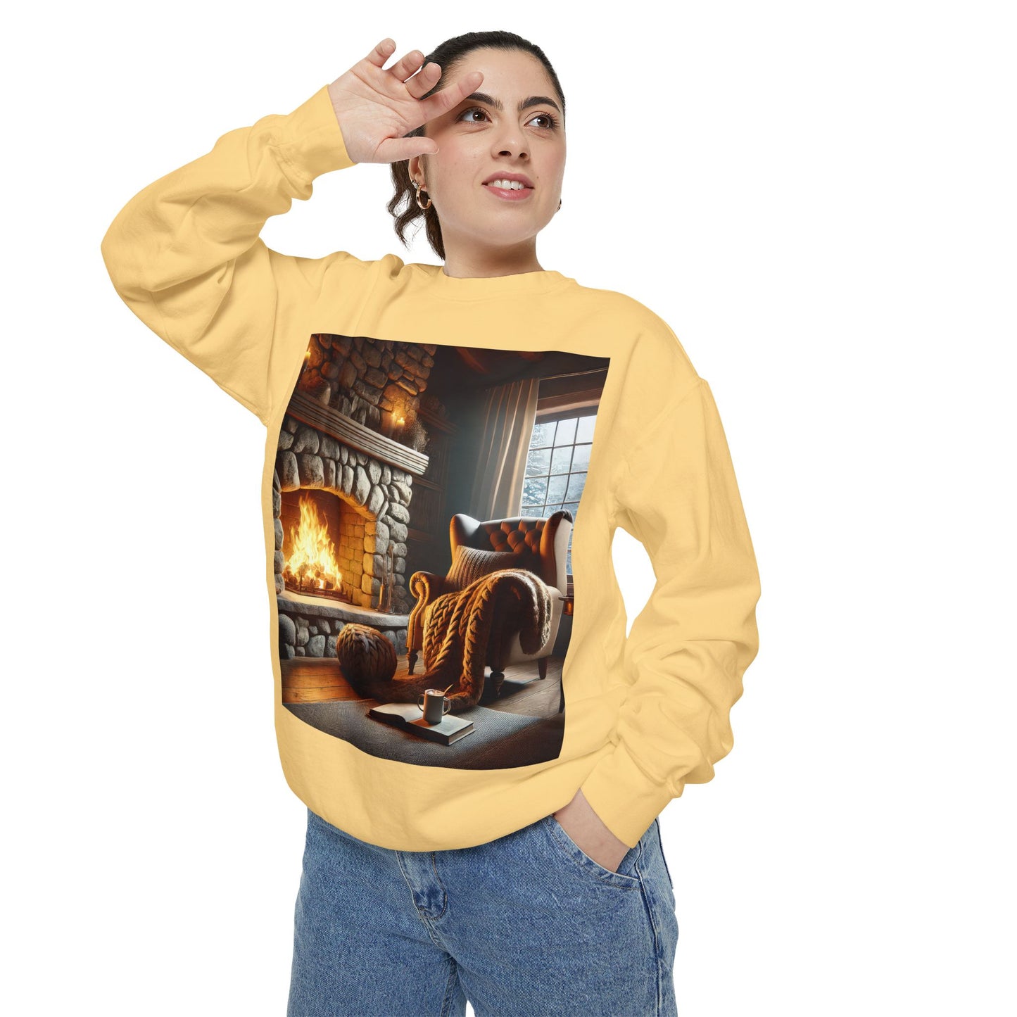 Unisex Garment-Dyed Sweatshirt