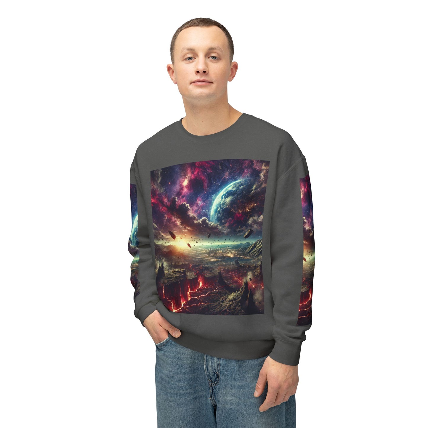 Unisex Lightweight Crewneck Sweatshirt