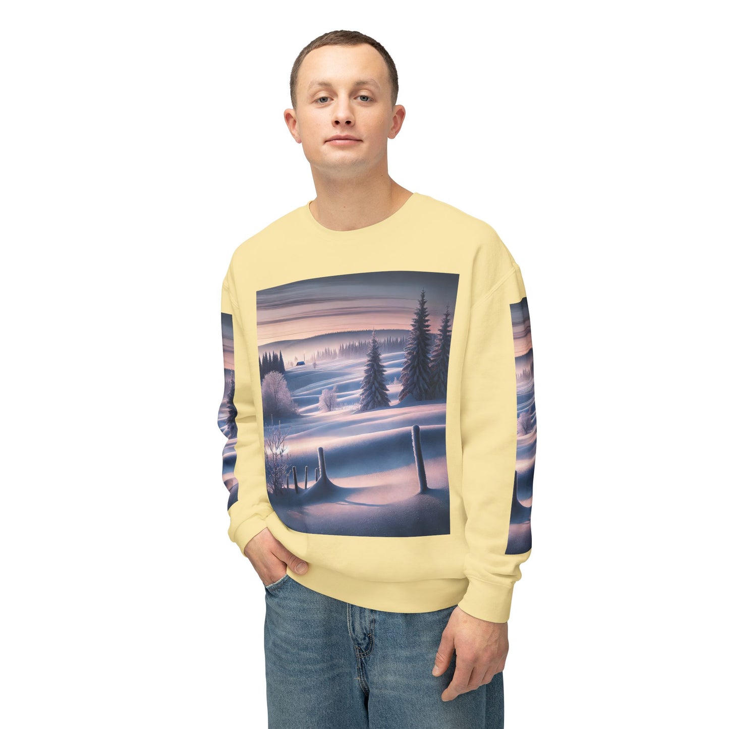 Unisex Lightweight Crewneck Sweatshirt