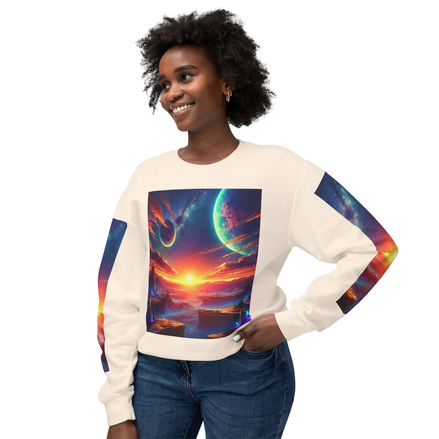 Unisex Lightweight Crewneck Sweatshirt