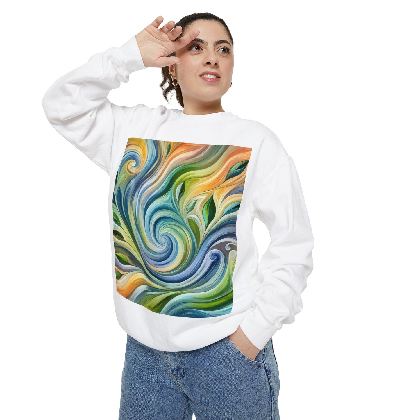 Unisex Garment-Dyed Sweatshirt