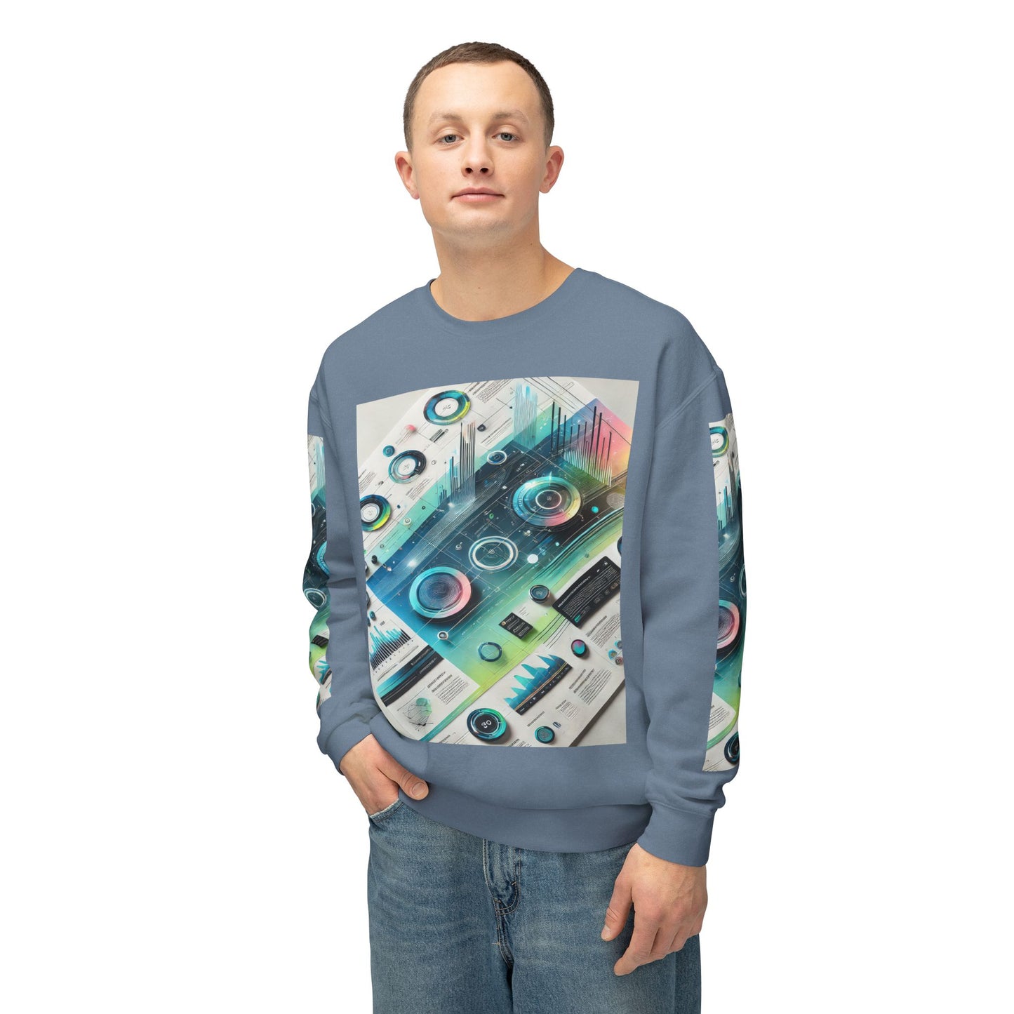 Unisex Lightweight Crewneck Sweatshirt